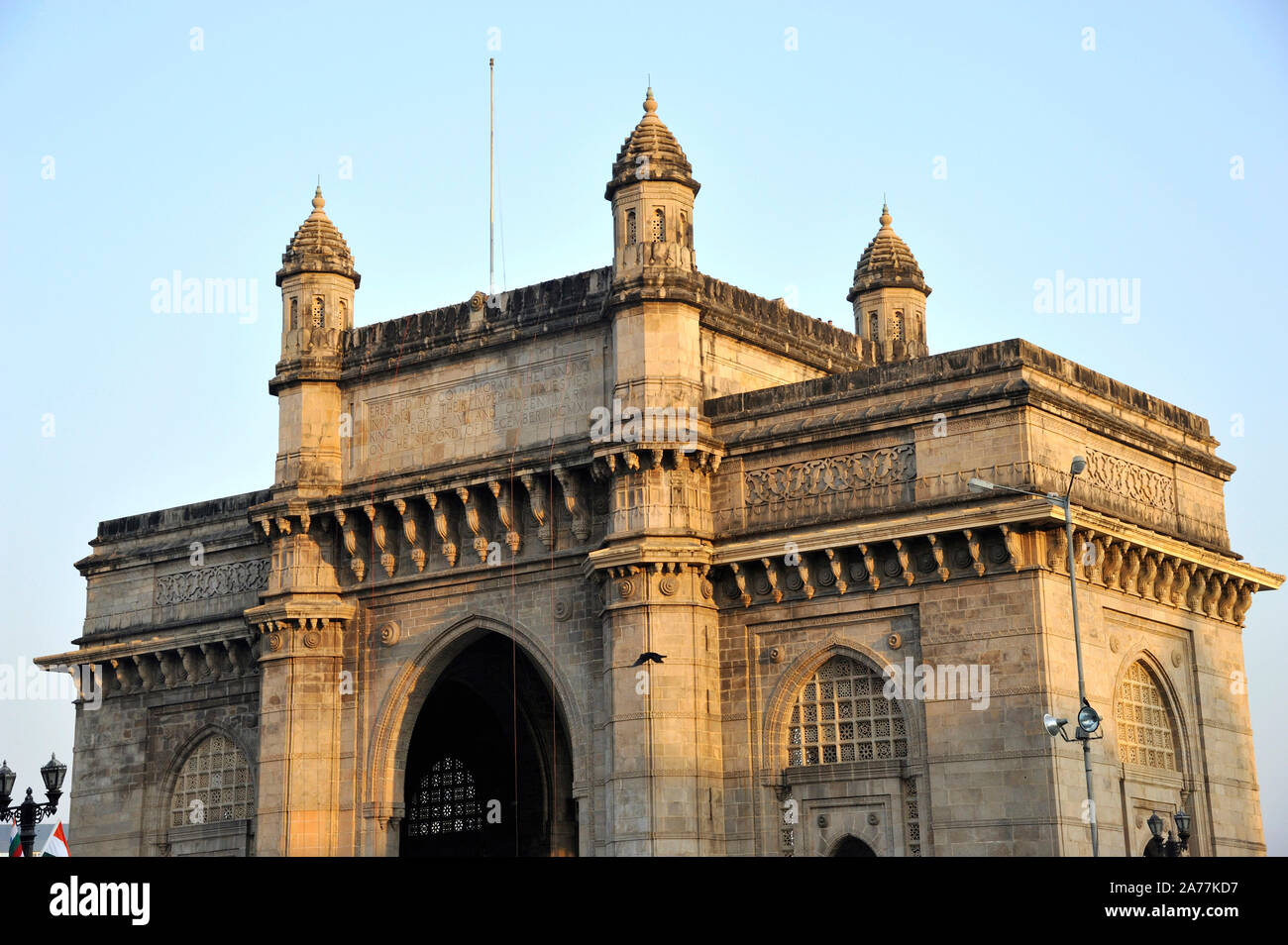 Mumbai, Maharashtra, Indien - 12. April 2011: Südostasien-Gateway von Indien ist Indiens am meisten geschätzten Struktur, arch-Denkmal, das im Jahre 1924 gebaut wurde Stockfoto