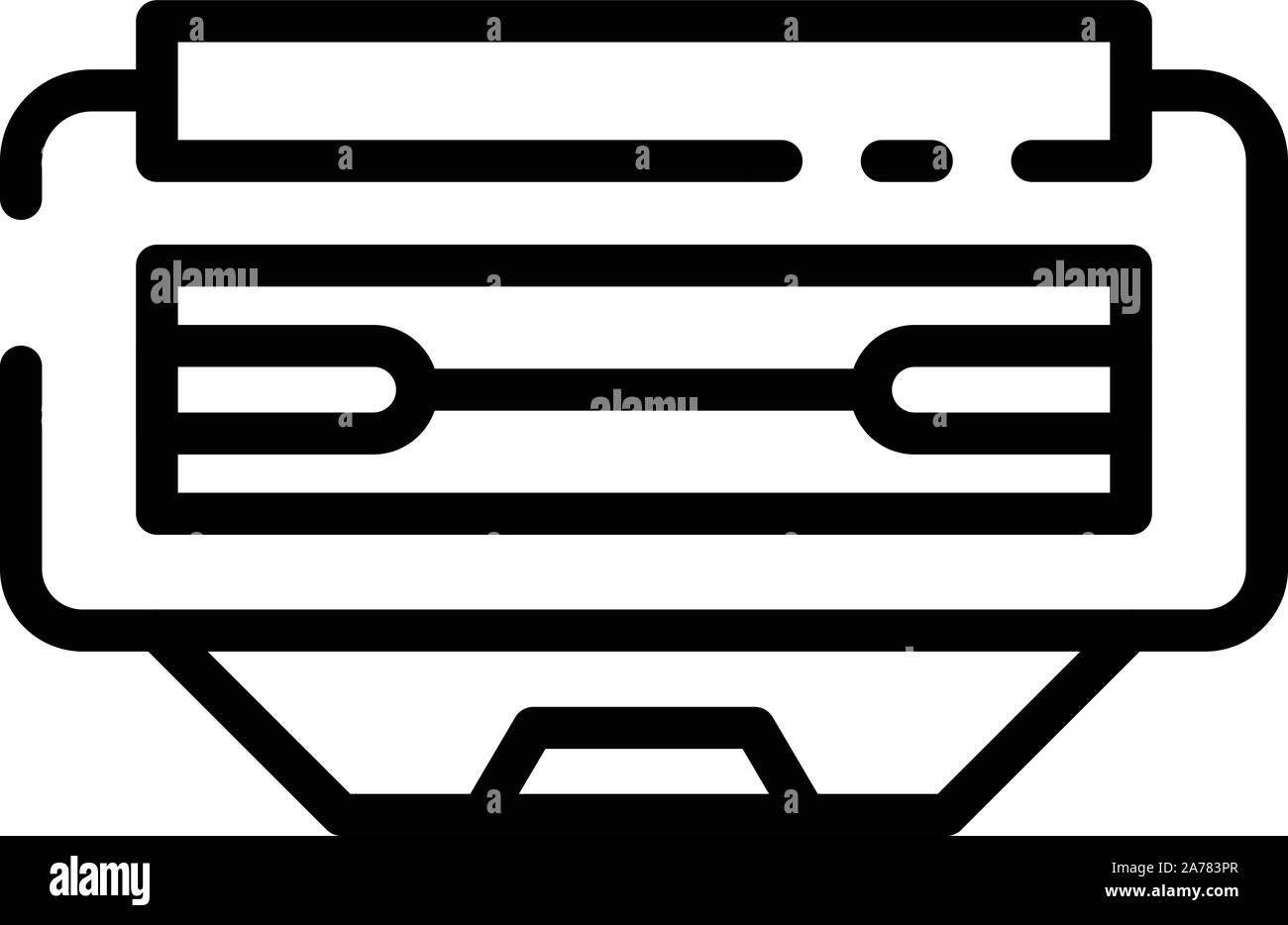 Büro Cartridge-piktogramm, outline Style Stock Vektor