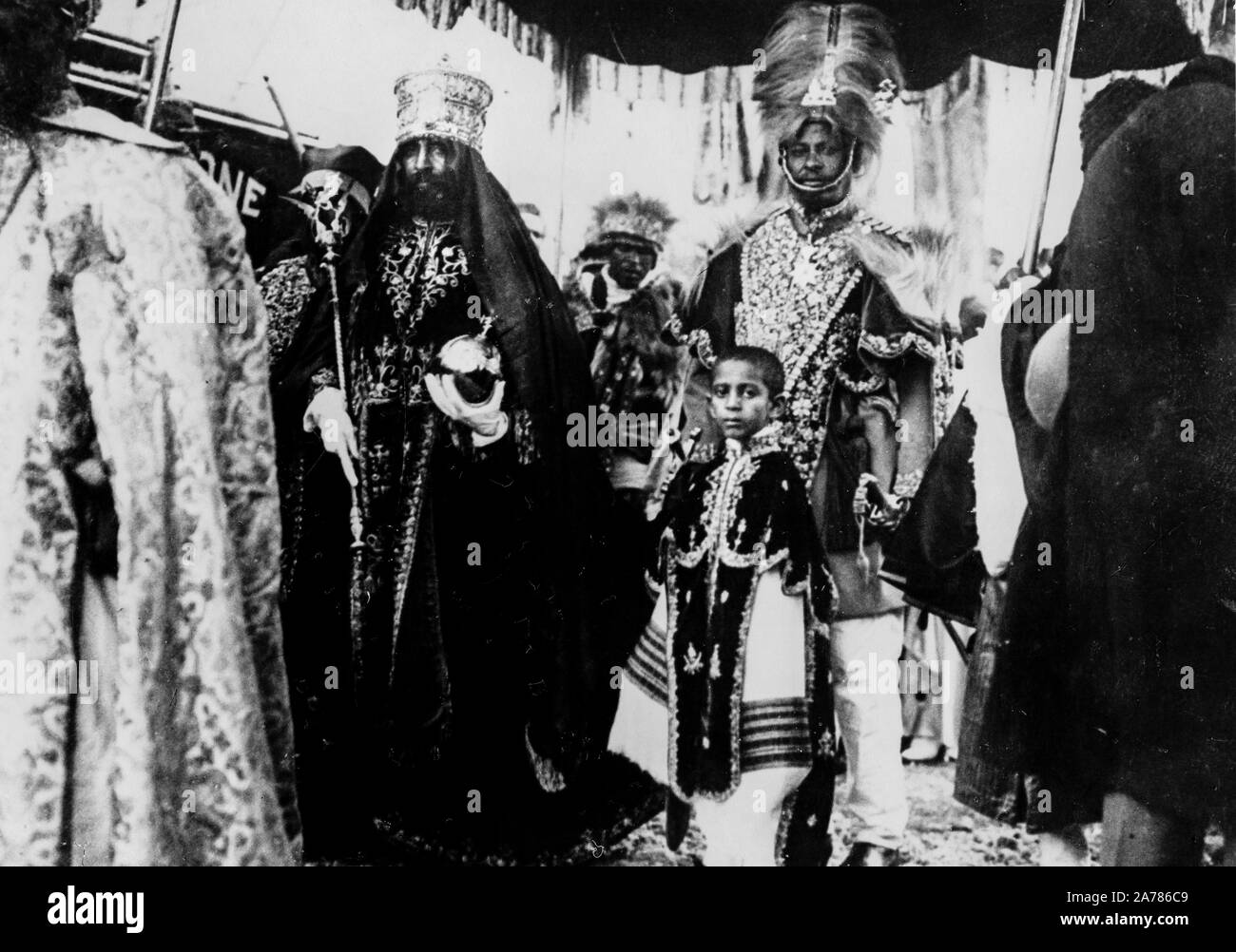 Krönung des Negus Haile Selassie, Addis Abeba, Äthiopien 1930 Stockfoto