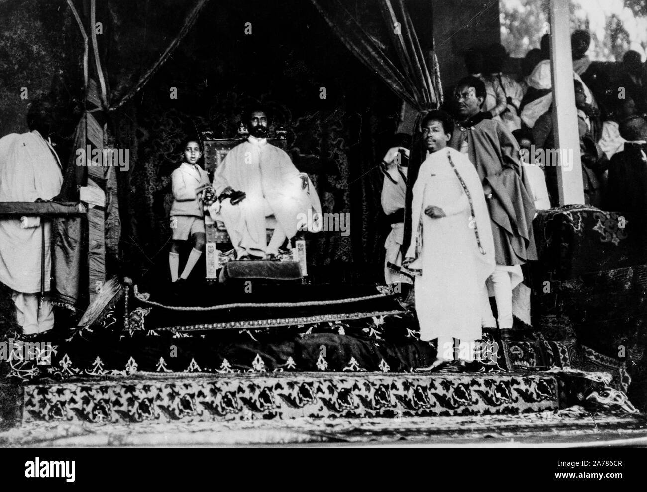 Krönung der tafari maconnen, Addis Abeba, Äthiopien 1930 Stockfoto