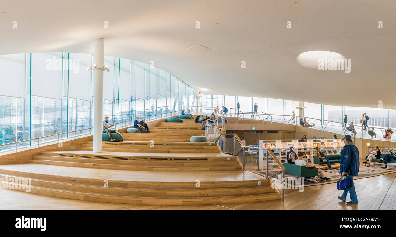 Helsinki Central Library Oodi Stockfoto