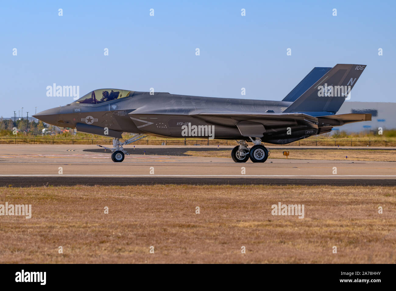 Lockheed Martin F-35c Lightning II startklar Stockfoto