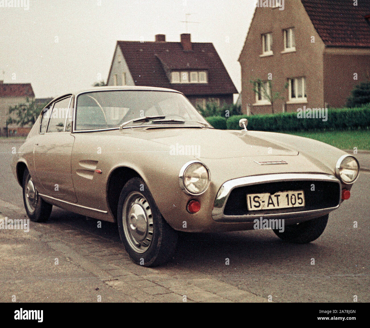 Fiat 1500 GT Ghia Coupé aus den 60s Stockfoto