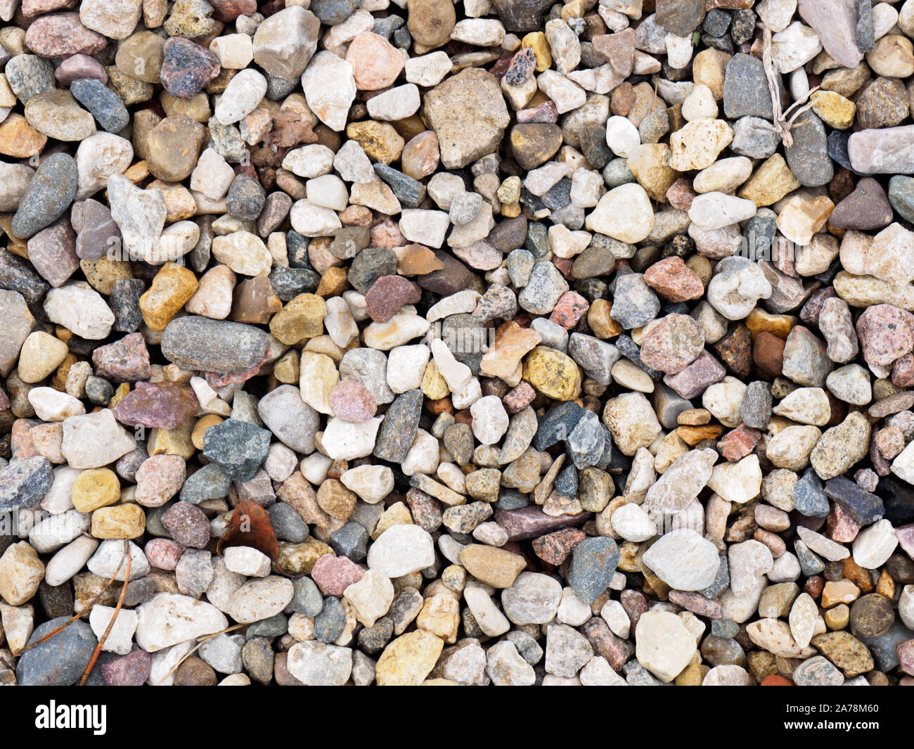 Von der kleinen bunten Steine Hintergrund Stockfoto