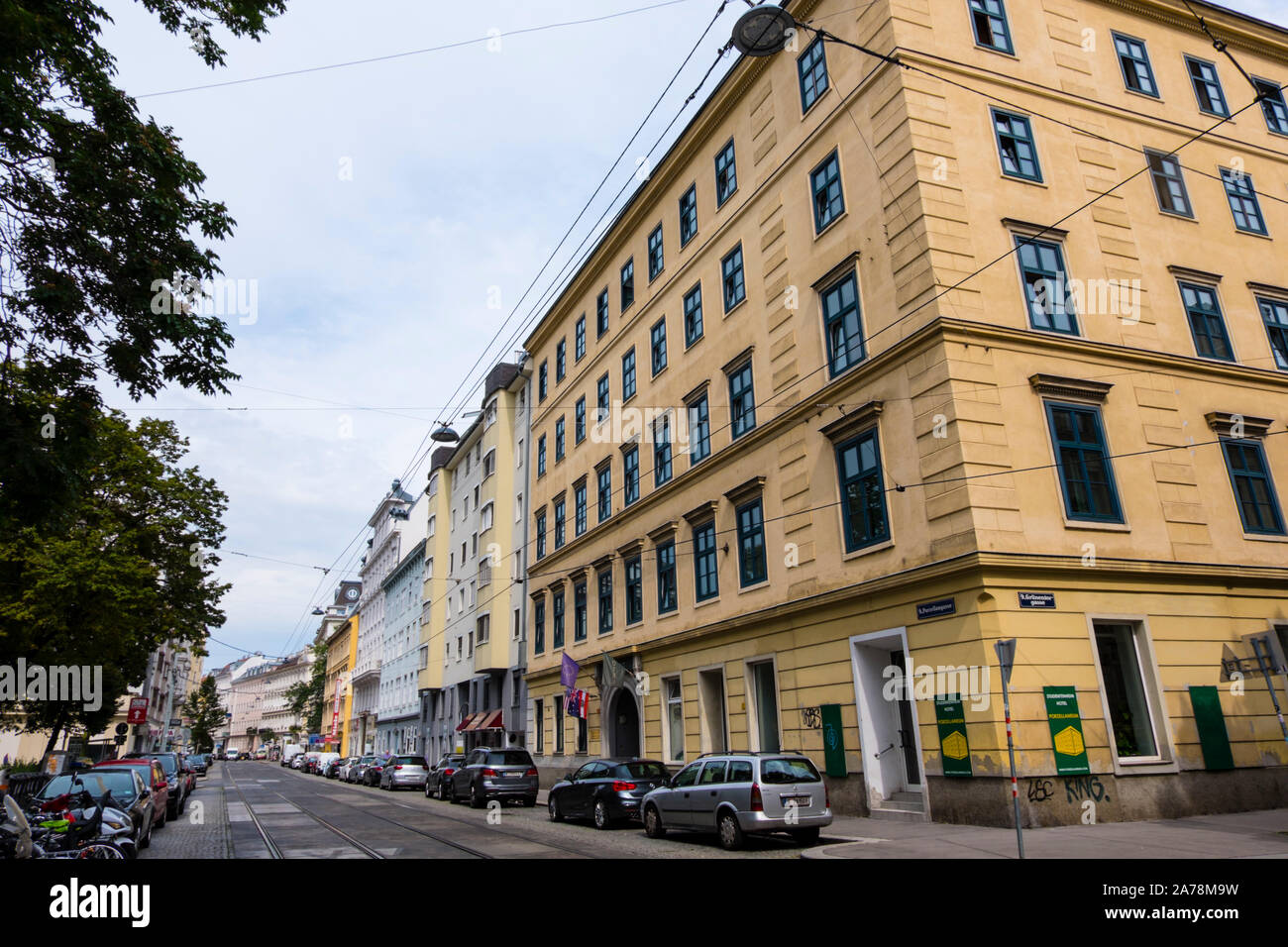 Porzellangasse, Alsergrund, Wien, Österreich Stockfoto