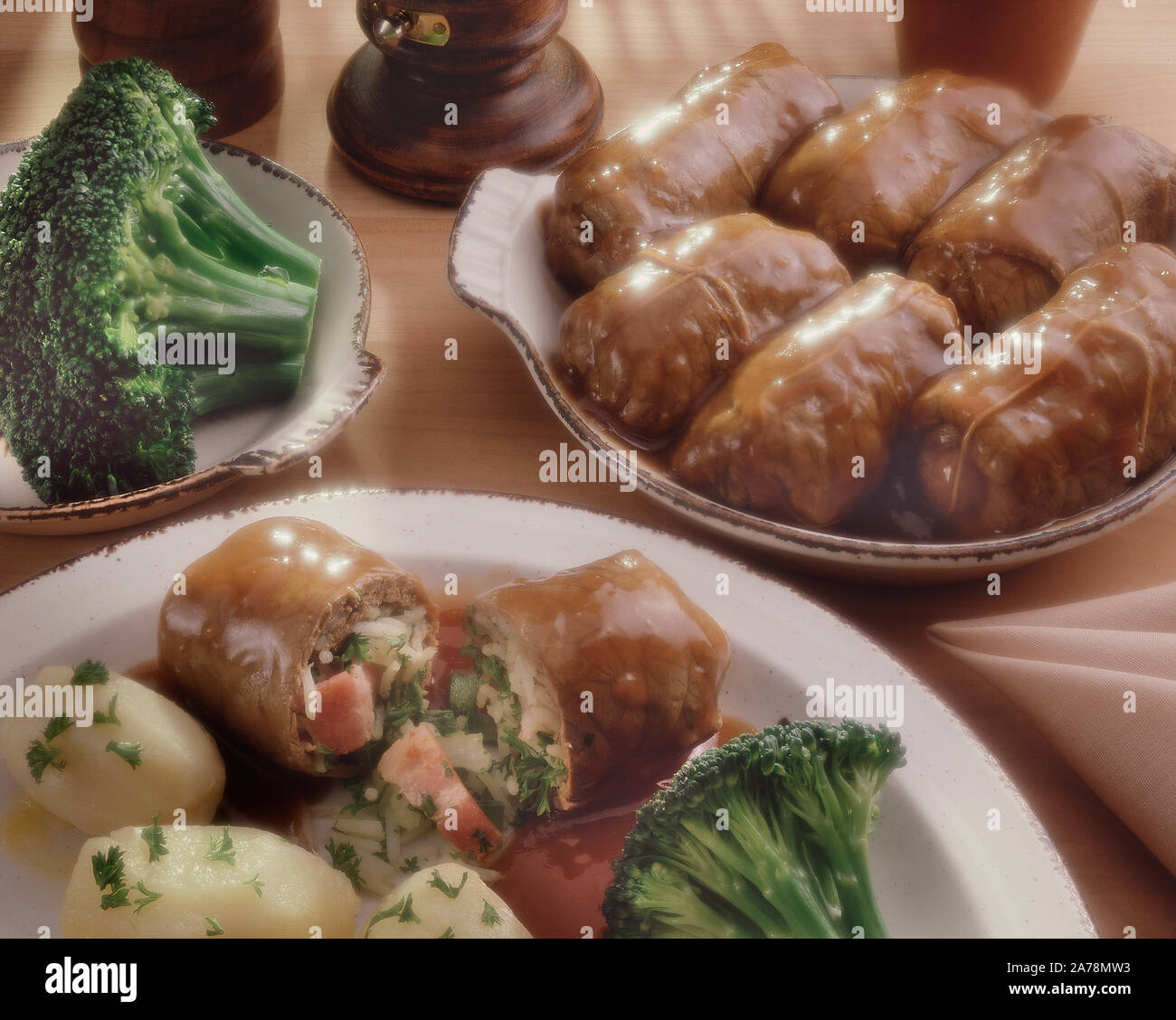 Rindfleisch Oliven. Stockfoto