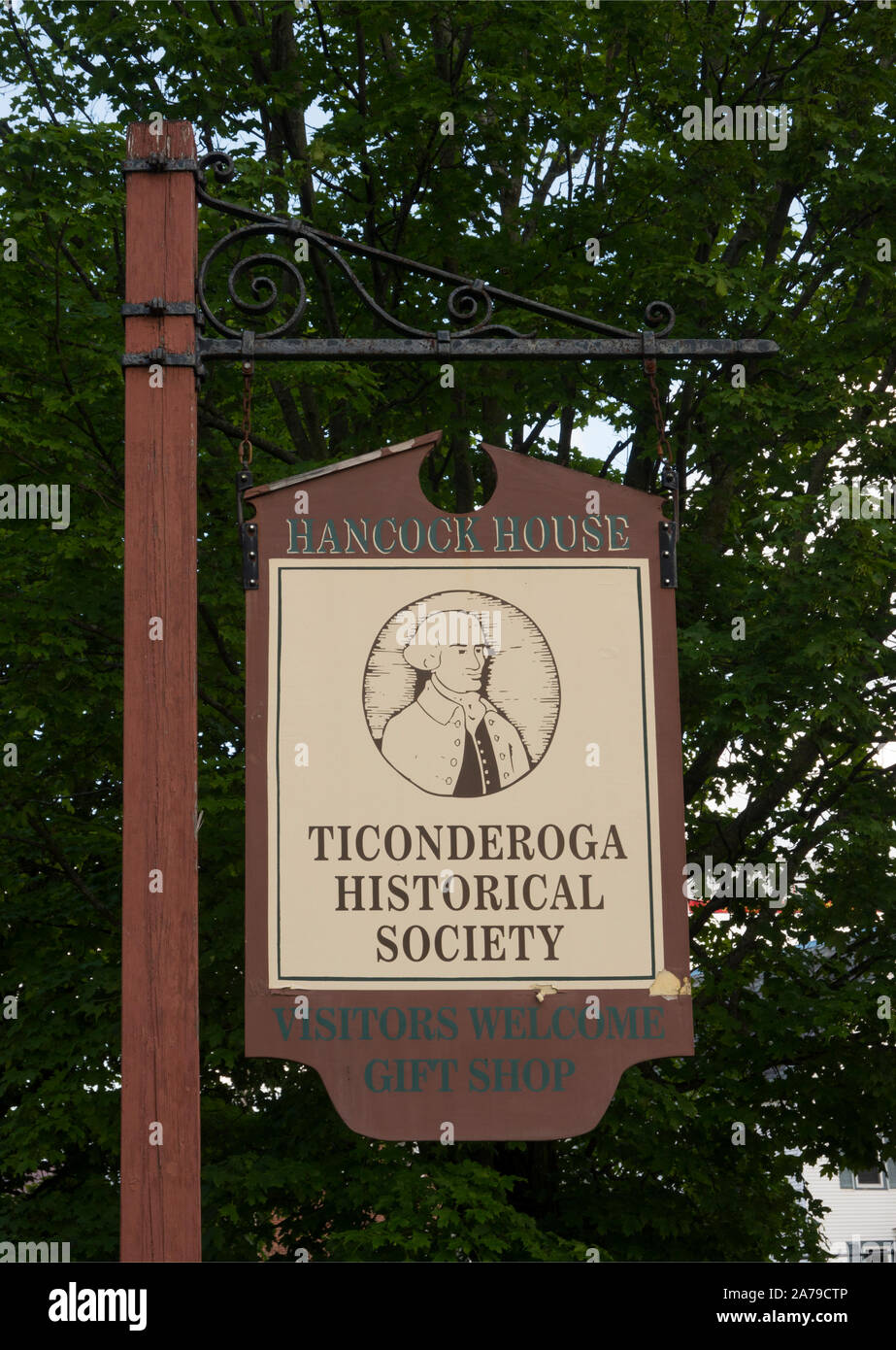 Ticonderoga Historical Society New York Stockfoto
