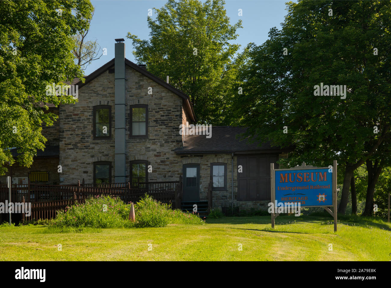 North Star Underground Railroad Museum in Ausable Abgrund NY Stockfoto