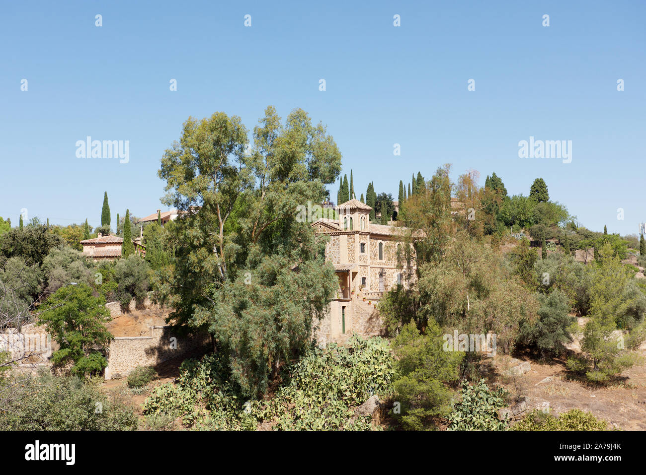 Country Villas in der Nähe von Toledo in Spanien Stockfoto
