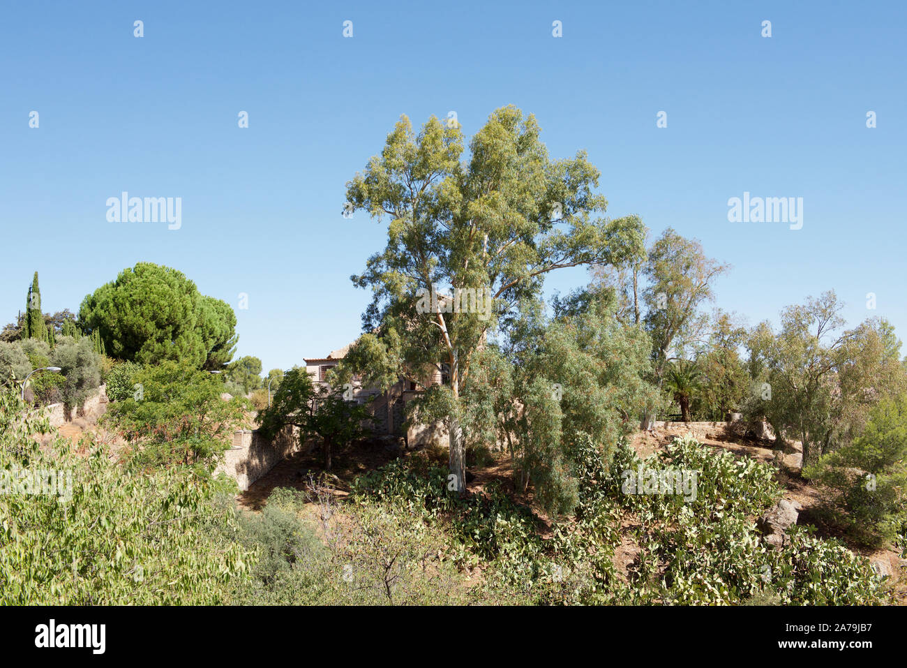 Country Villas in der Nähe von Toledo in Spanien Stockfoto