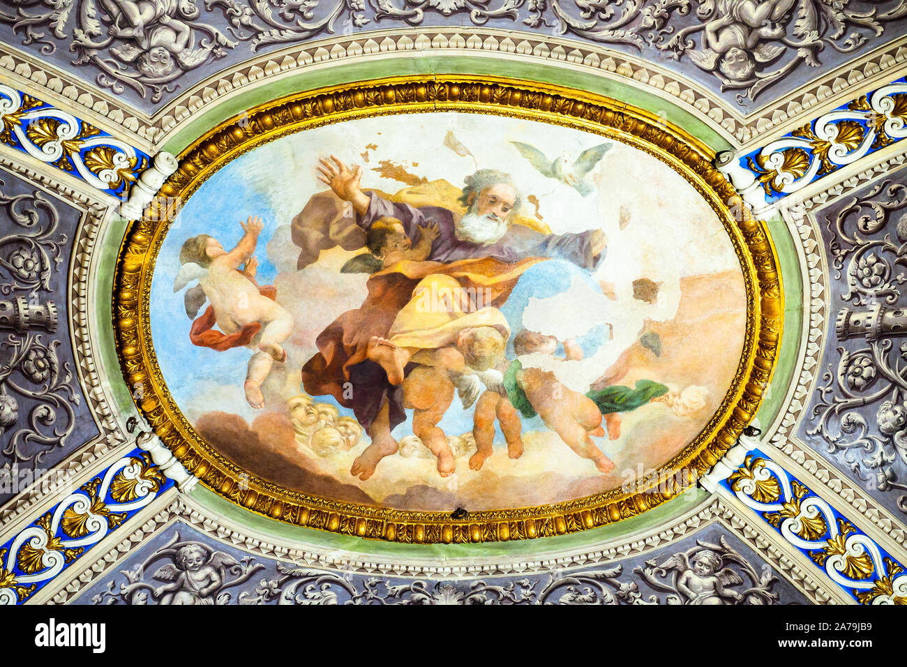 Chiesa di Santa Barbara dei Librai - Rom, Italien Stockfoto