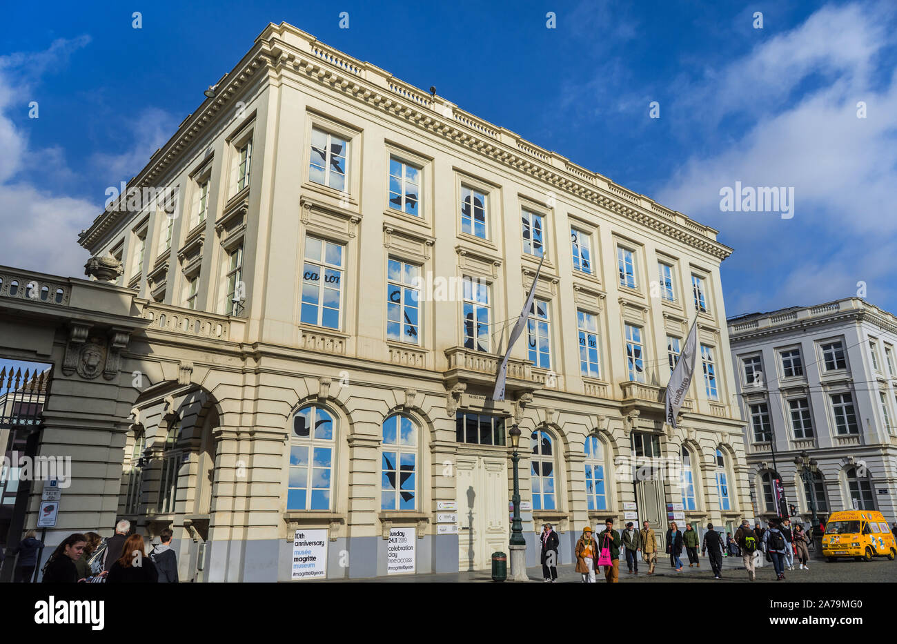 Musée Magritte, Place Royale, Brüssel, Belgien. Stockfoto