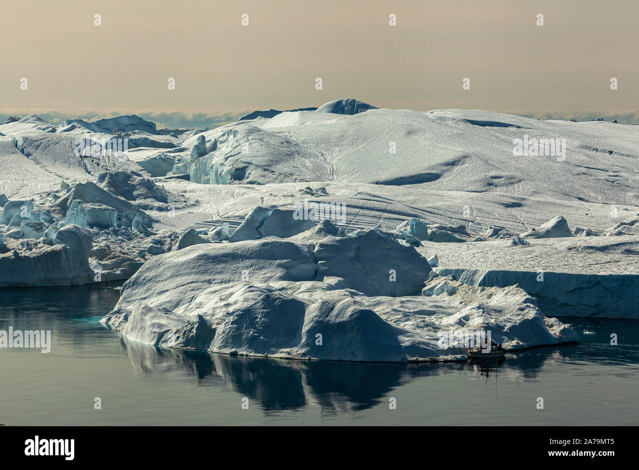 Eisberge in Ilulissat (Grönland) Stockfoto