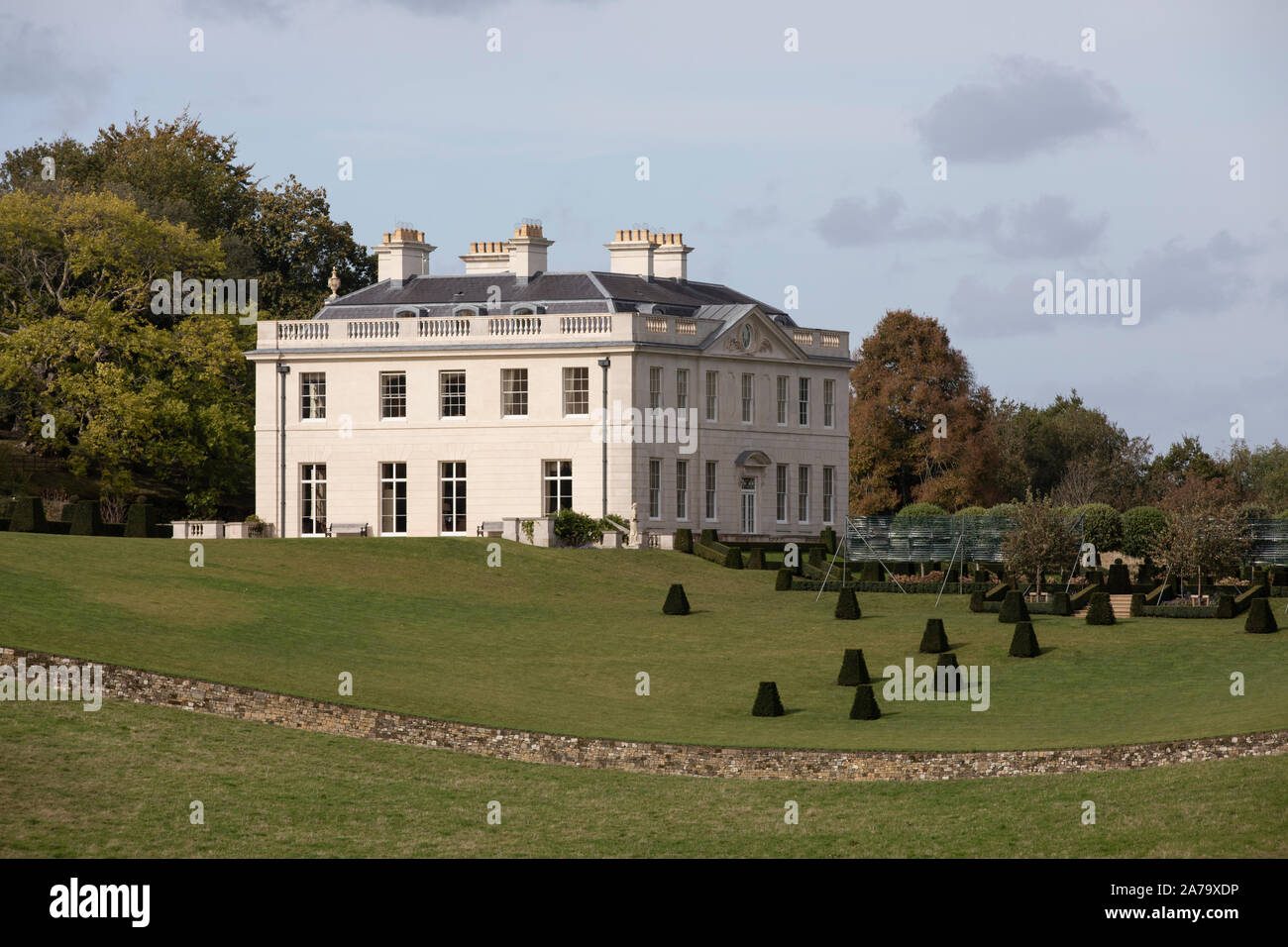 Pitshill Haus, Haus aus dem 18. Jahrhundert von den Damen und Herren Karl Pearson und seine Frau Lila, Tillington, Petworth, West Sussex, Großbritannien Besitz Stockfoto