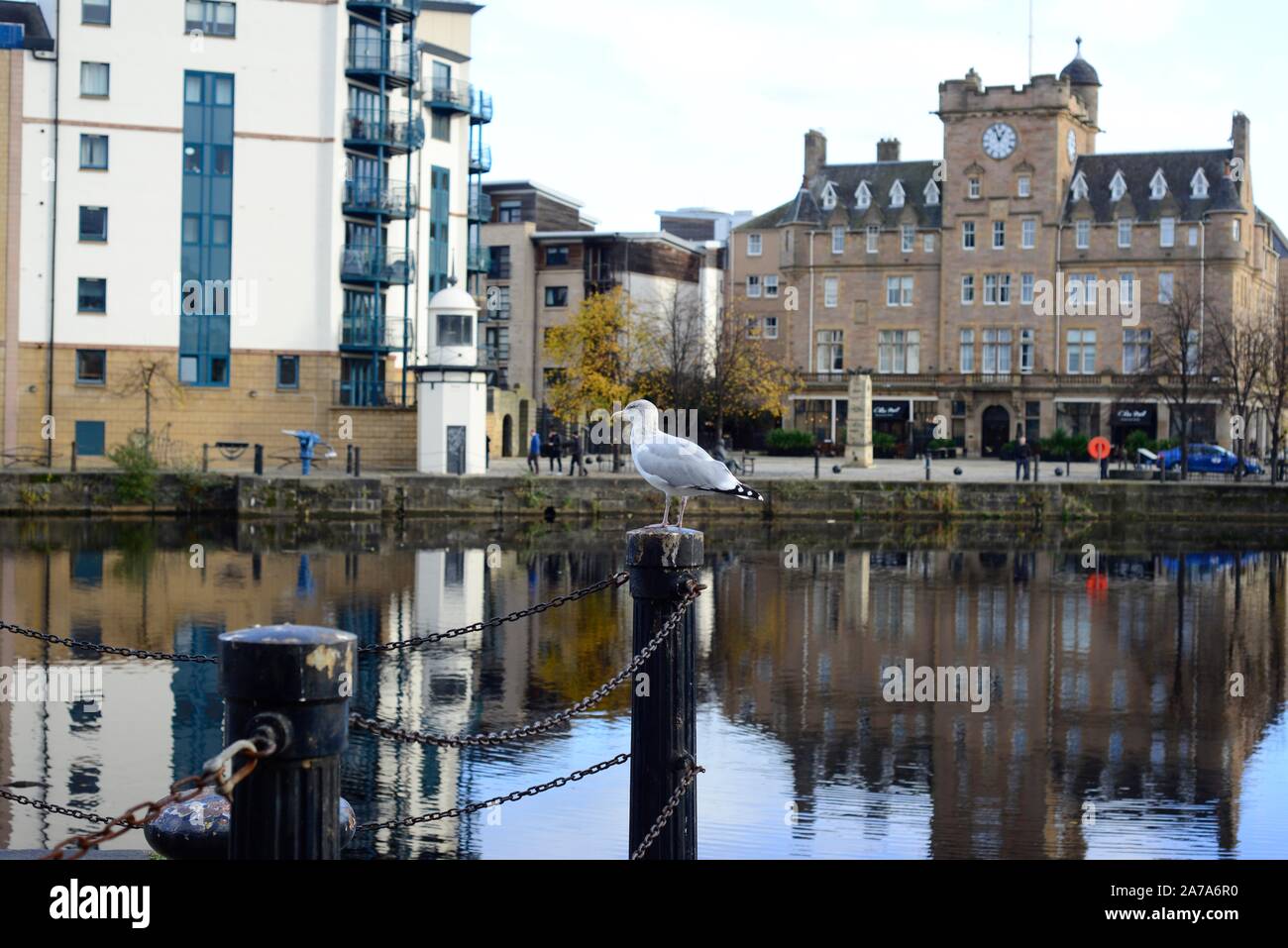 Leith Docks Edinburgh Stockfoto