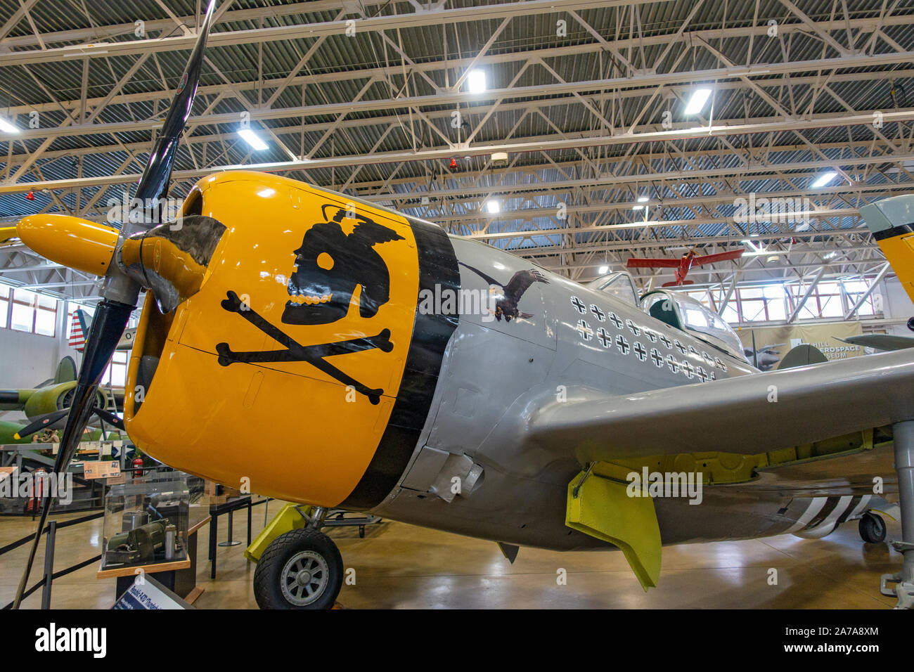 Utah, Hill Air Force Base Aerospace Museum, Hügel, Republic P-47D Thunderbolt'' Stockfoto