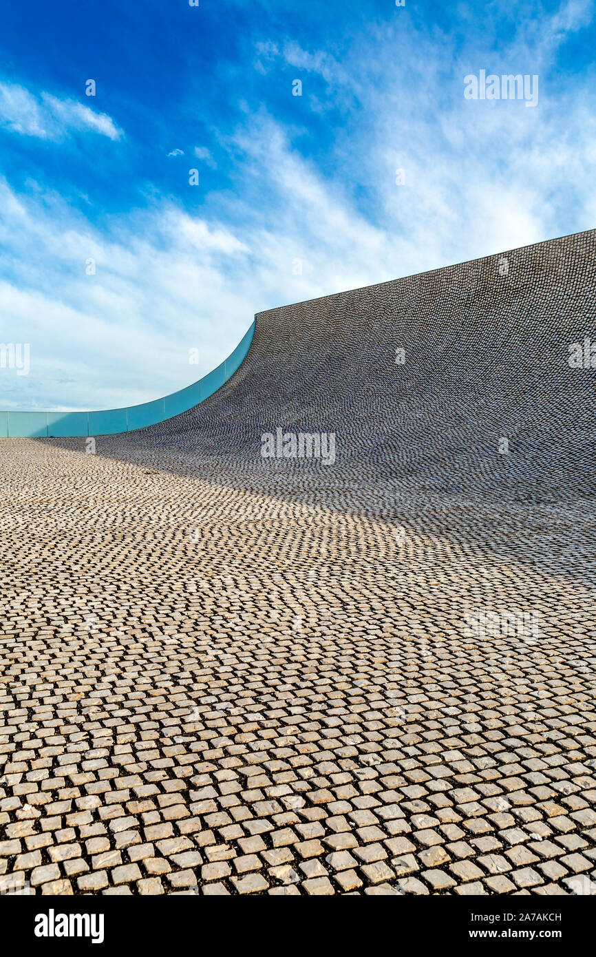 Detail der Stadt (Cité de l'Océan) Gebäude in Biarritz, Frankreich Stockfoto