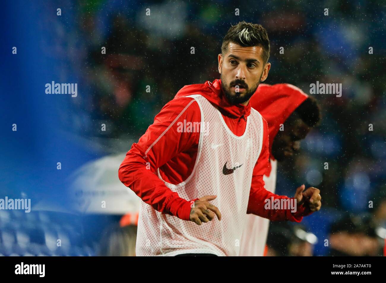 Madrid, Spanien. 31 Okt, 2019. ALVARO VADILLO WÄHREND DES SPIELS GETAFE CF GEGEN GRANADA FC AM ALFONSO PEREZ Kolosseum. Donnerstag, 31 OCTUBER 2019 Credit: CORDON PRESSE/Alamy leben Nachrichten Stockfoto