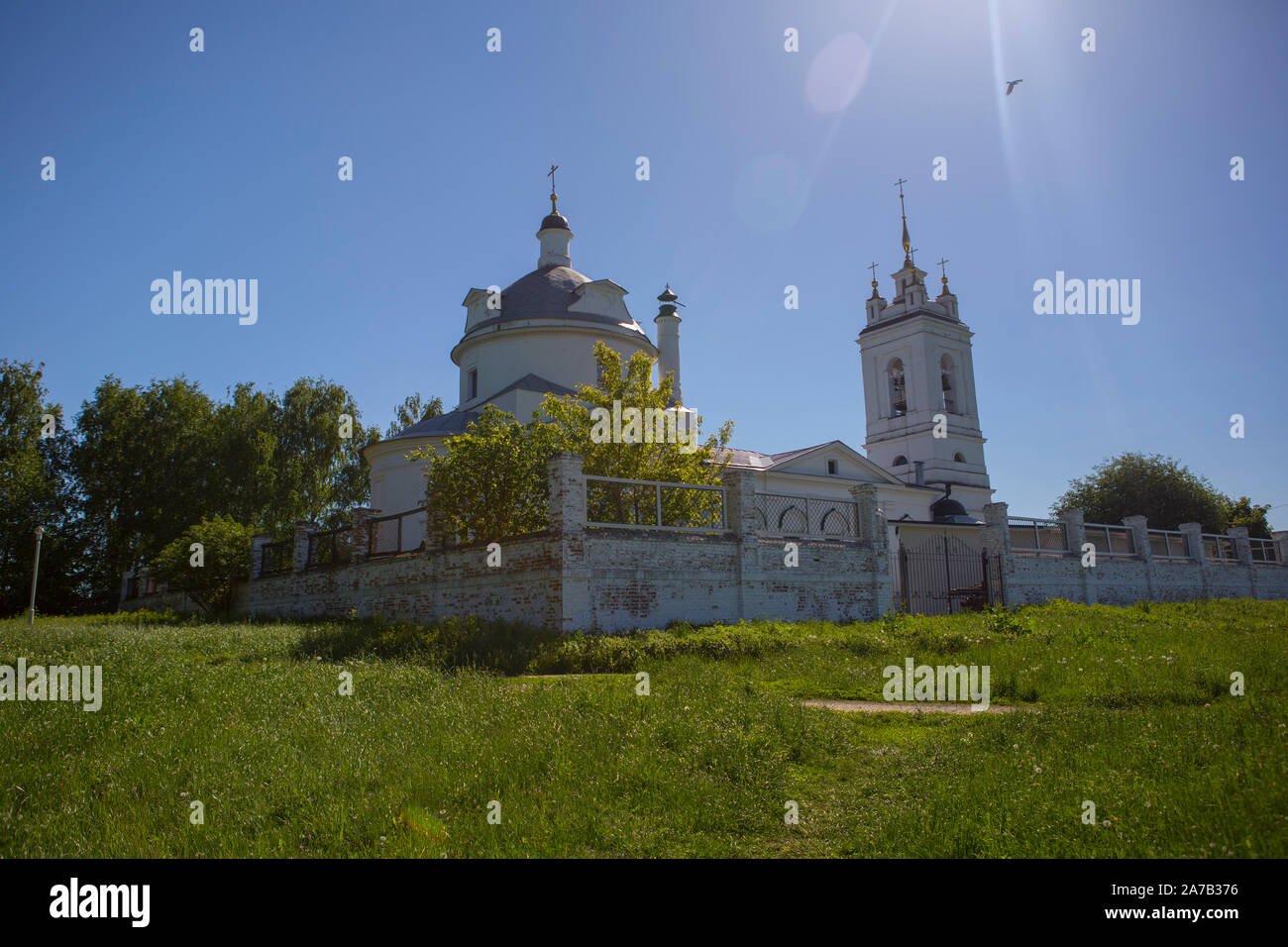 Liebfrauenkirche von Kasan in Konstantinovo Stockfoto