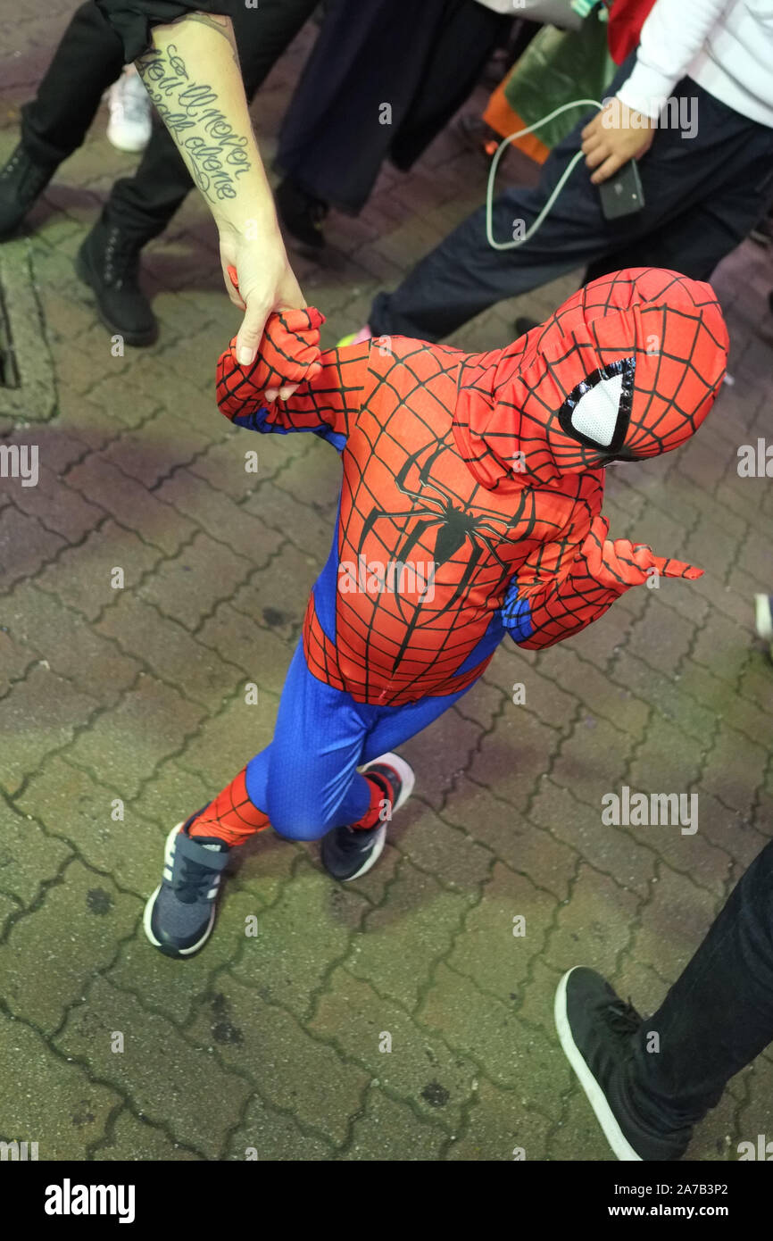 31. Oktober 2019 in Tokio, Japan: Halloween Nacht in Shibuya, Tokio, Japan. Quelle: Michael Steinebach/LBA/Alamy leben Nachrichten Stockfoto