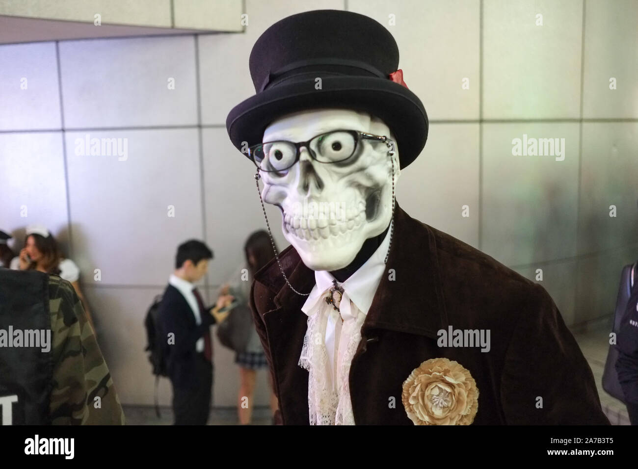 31. Oktober 2019 in Tokio, Japan: Halloween Nacht in Shibuya, Tokio, Japan. Quelle: Michael Steinebach/LBA/Alamy leben Nachrichten Stockfoto