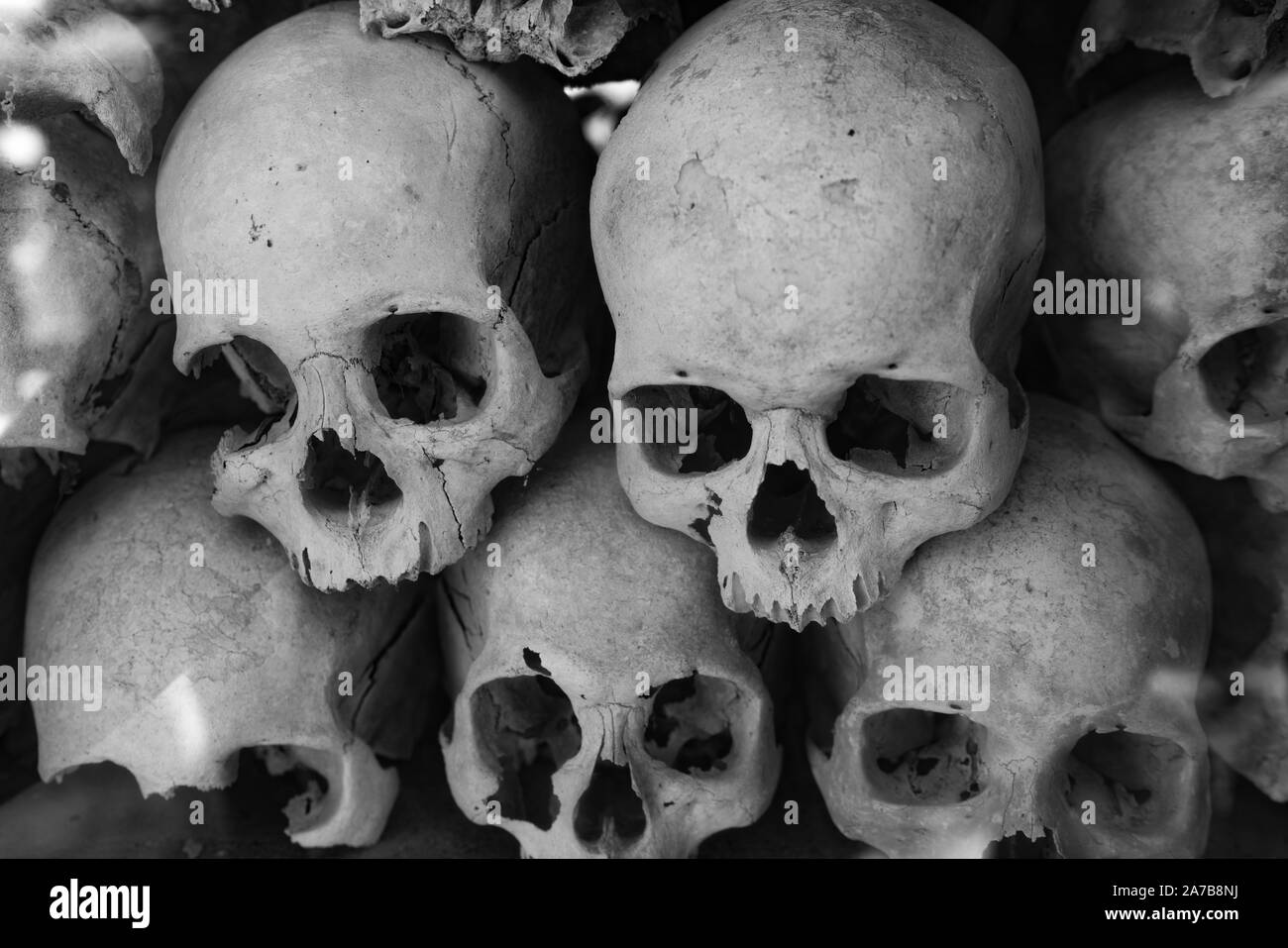 Kambodschanischen Schädel Stockfoto