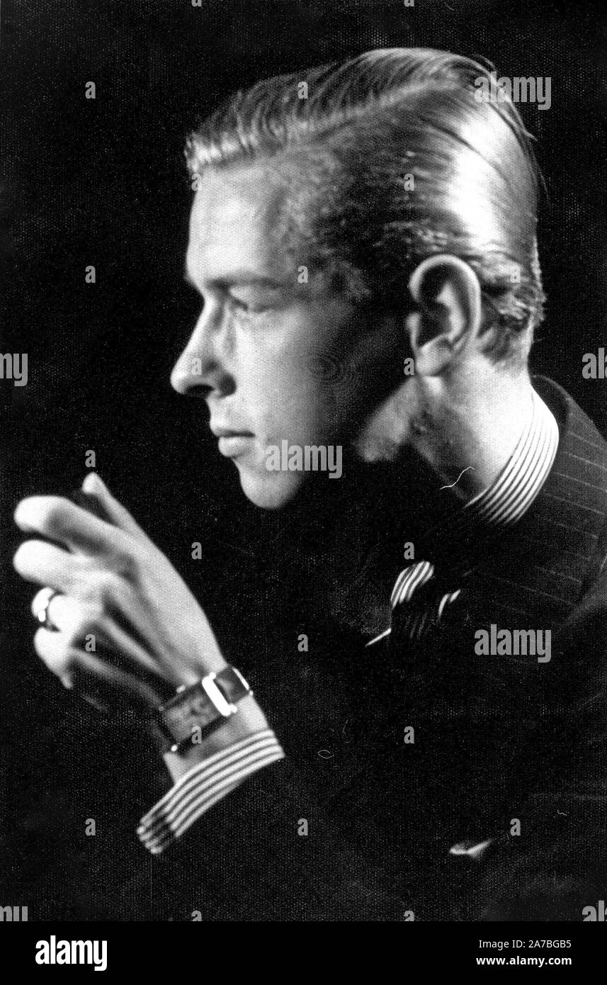 Eva Braun Collection (Album 4) - Profil von einen deutschen Mann Ca. 1930s Stockfoto