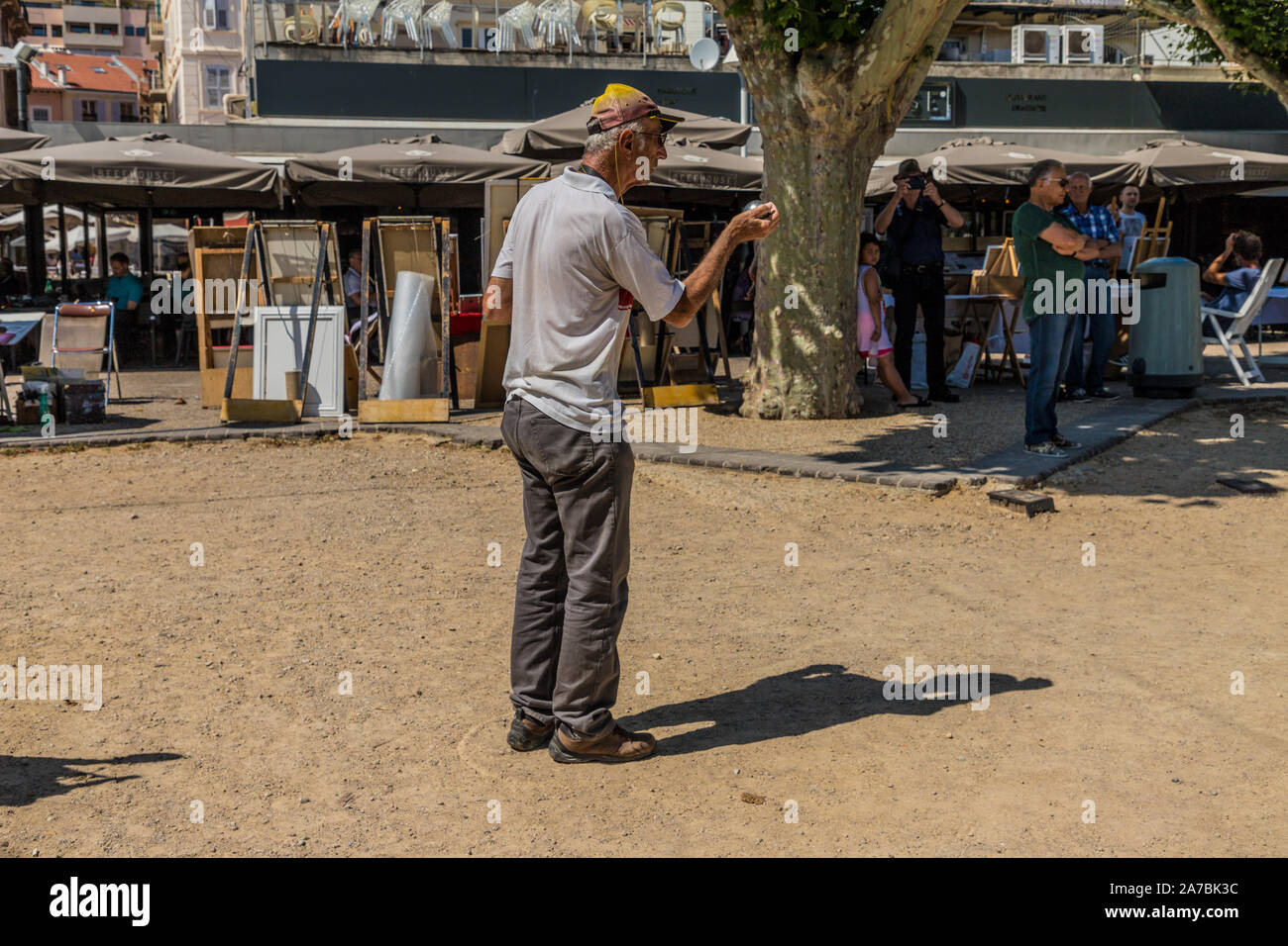 Eine typische Ansicht in Cannes in Frankreich Stockfoto