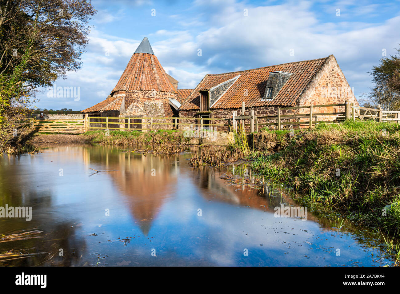 Preston Mühle in East Lothian Stockfoto