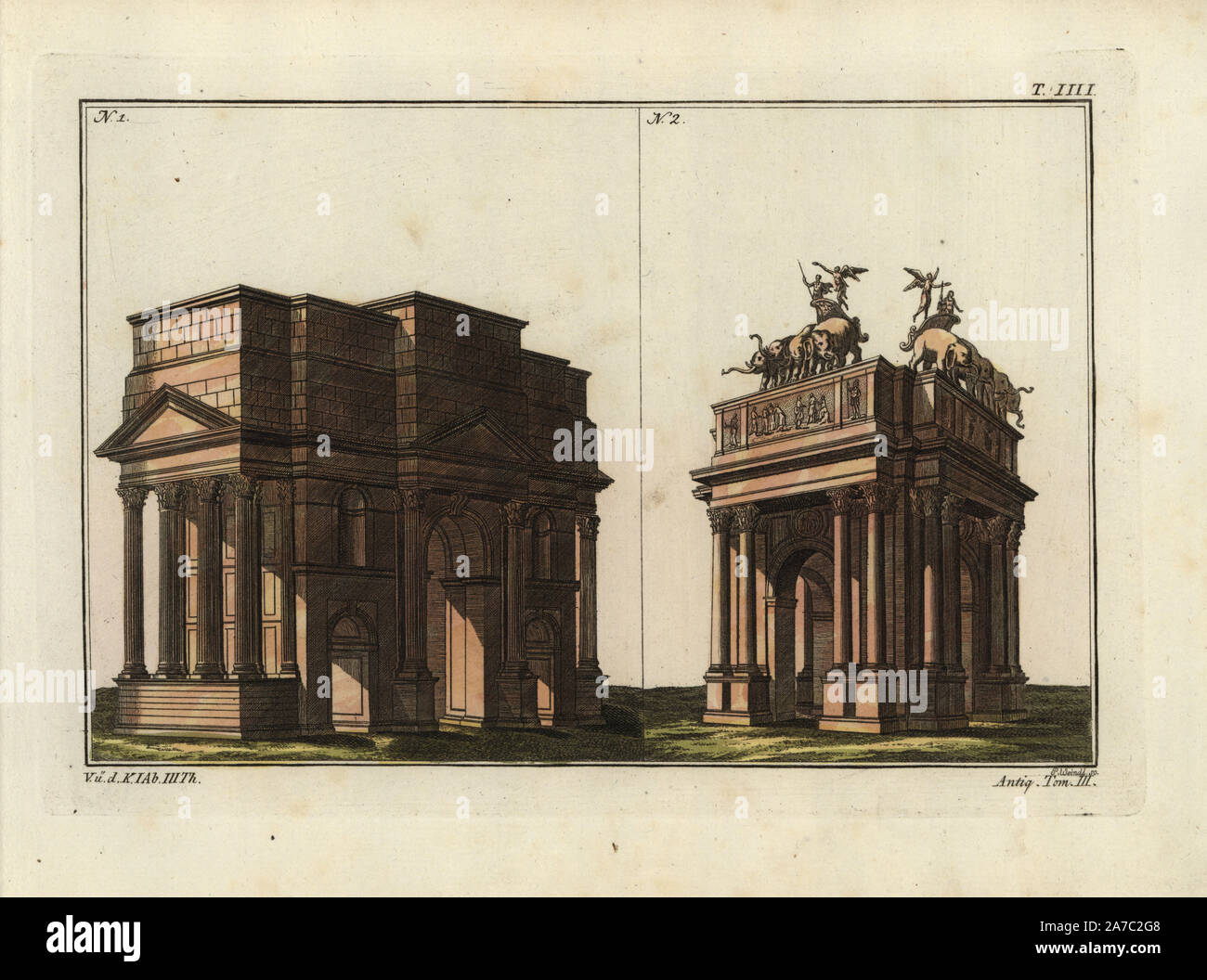 Arch of Triumph des Gauis Marius und Quintus Lutatius Catulus und