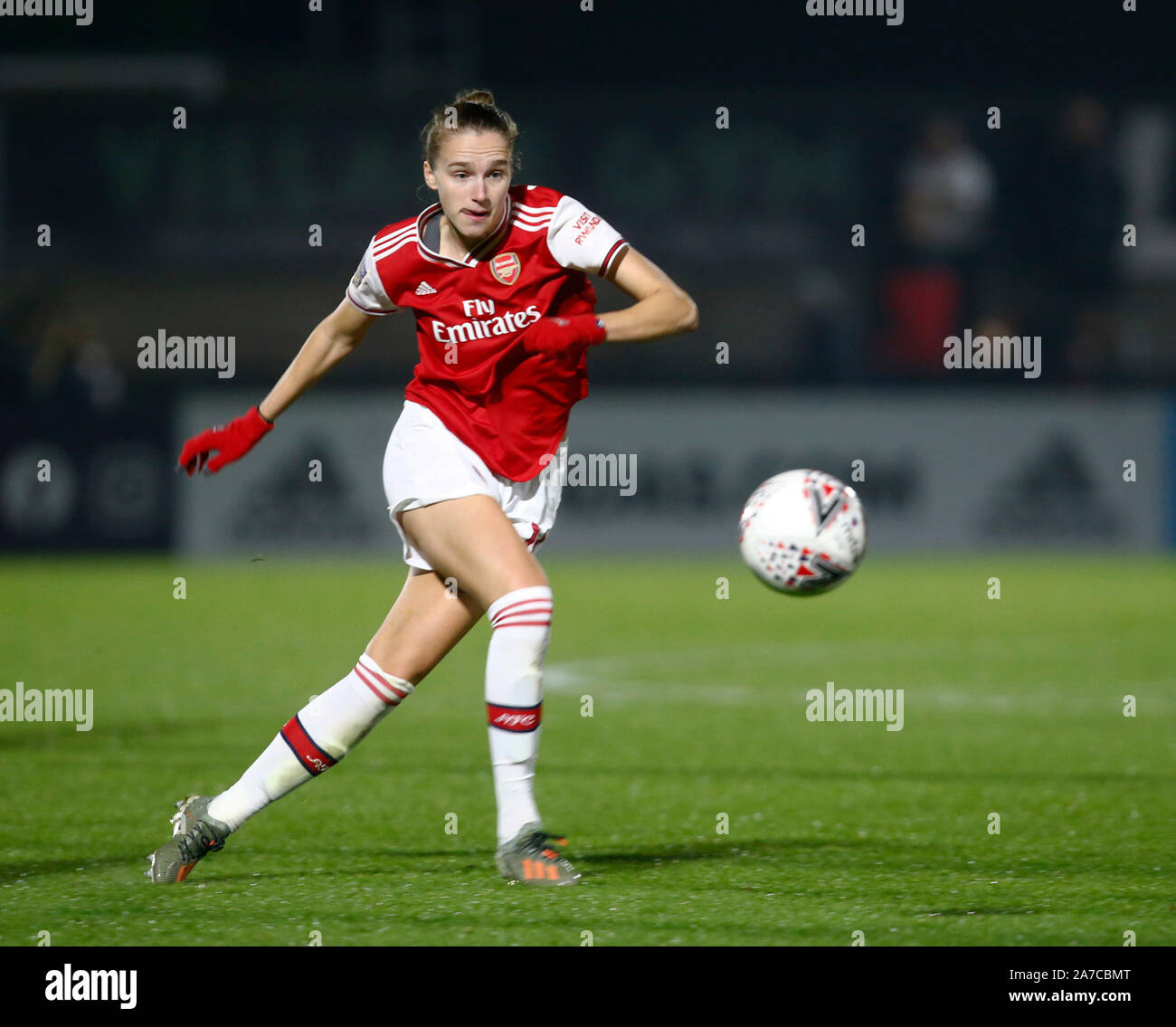 Portsmouth, England - 31. Oktober: Vivianne Miedema von Arsenal während der Uefa Champions League Runde 16 Leg 2 Übereinstimmung zwischen Arsenal Frauen und Stockfoto