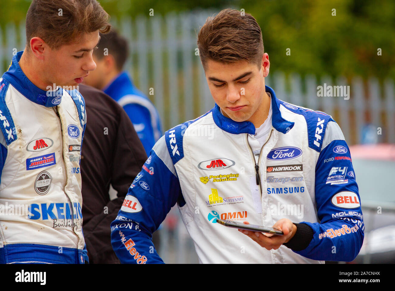 Britische Formel 4. Letzten Rennwochenende der Saison. Brands Hatch, 12. Oktober 2019 Stockfoto