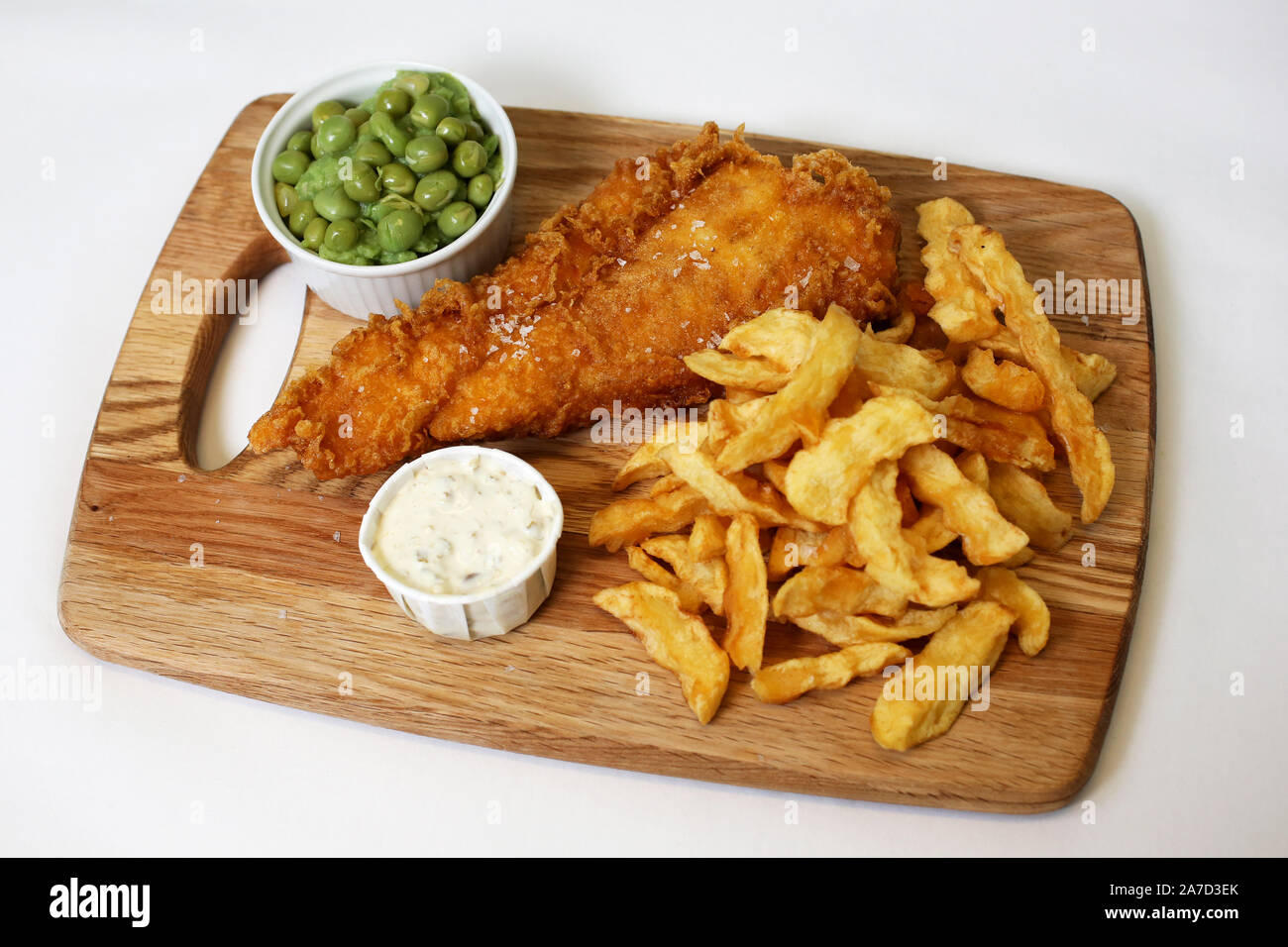 Allgemeine Ansichten von Harry's Fish and Chip Shop in Chichester, West Sussex, UK. Stockfoto