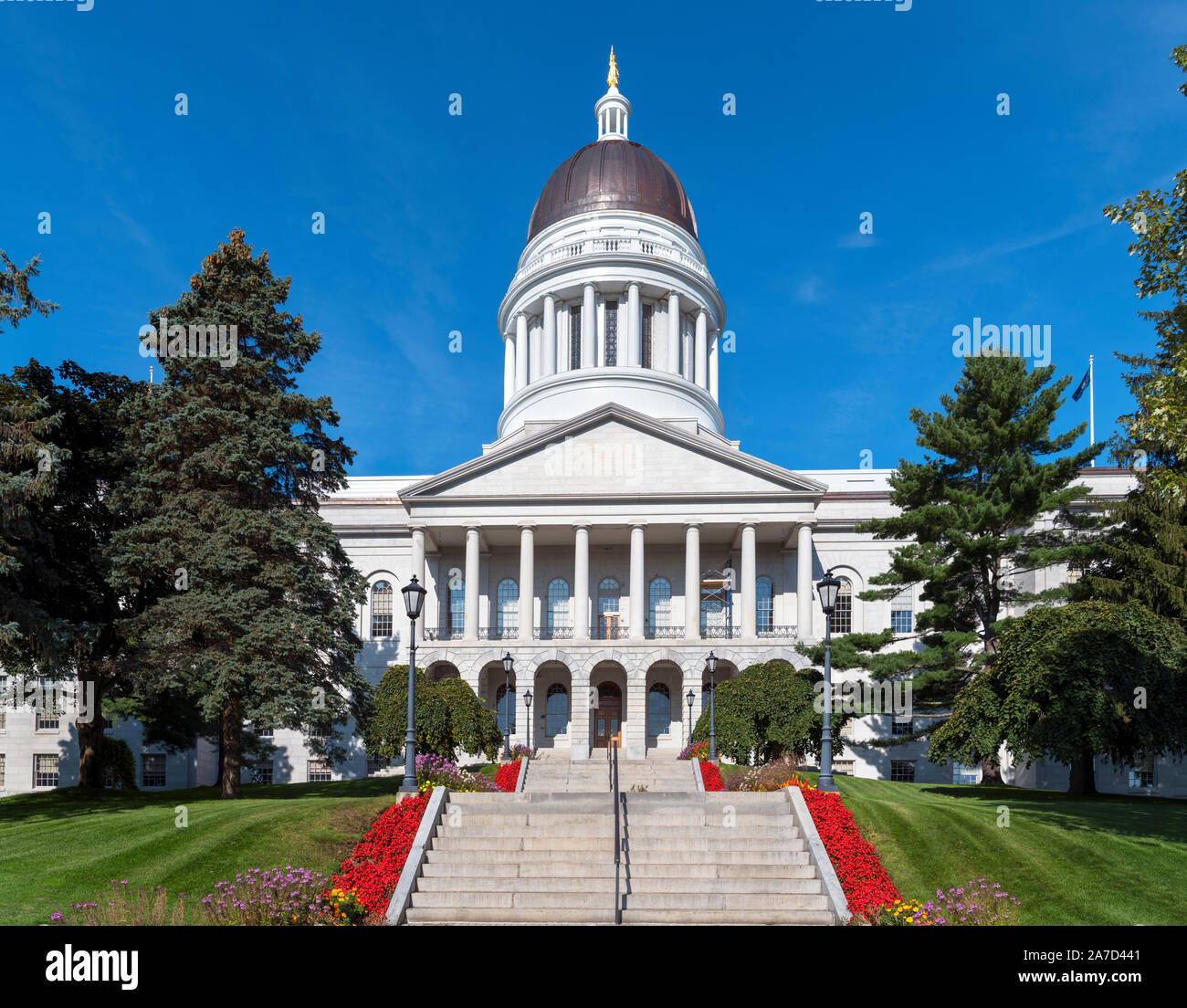 Maine State Capitol (State House), Augusta, Maine, USA Stockfoto