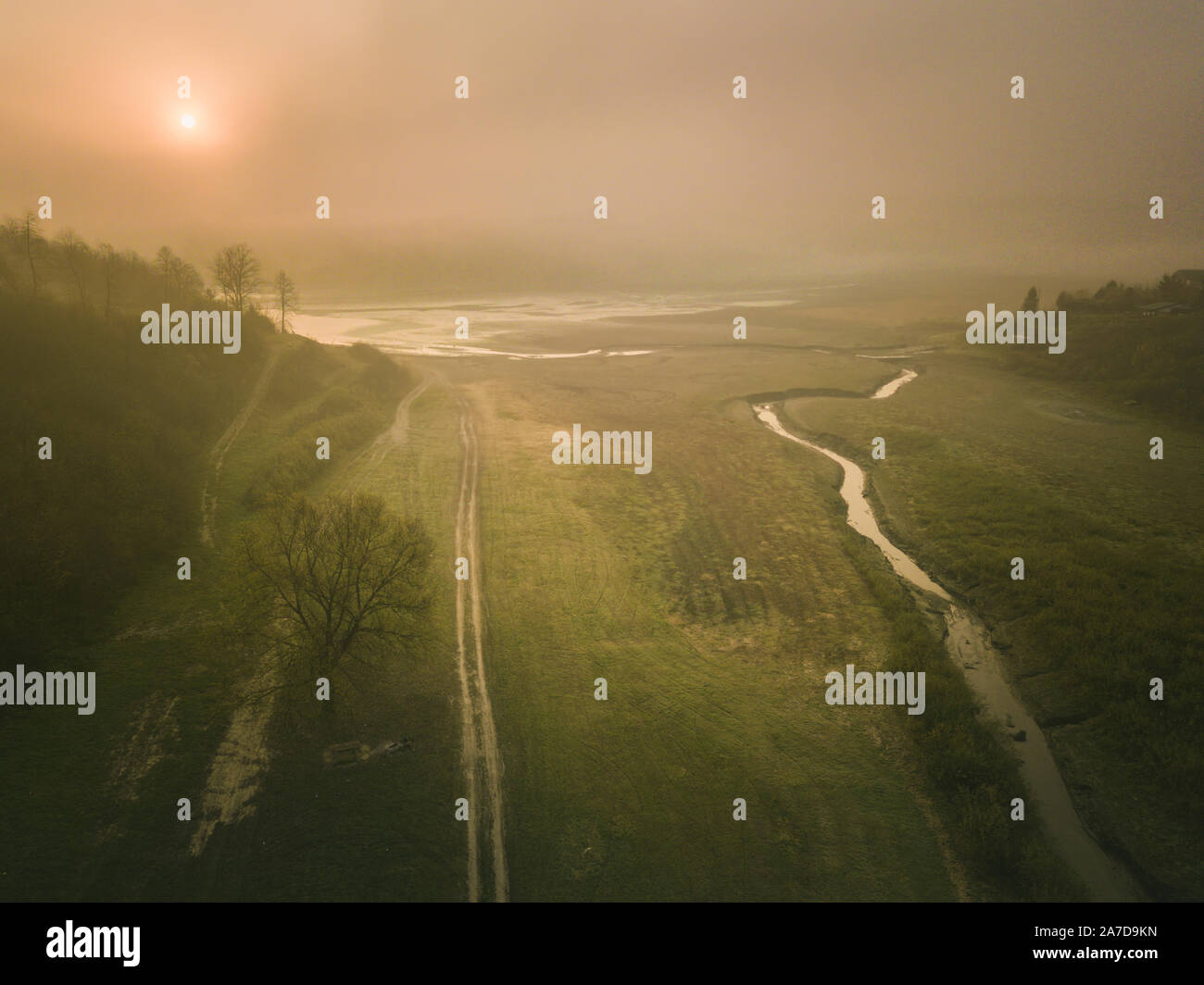 Panorama von Polanczyk Bereich. Polanczyk, Transkarpatien, Polen. Stockfoto