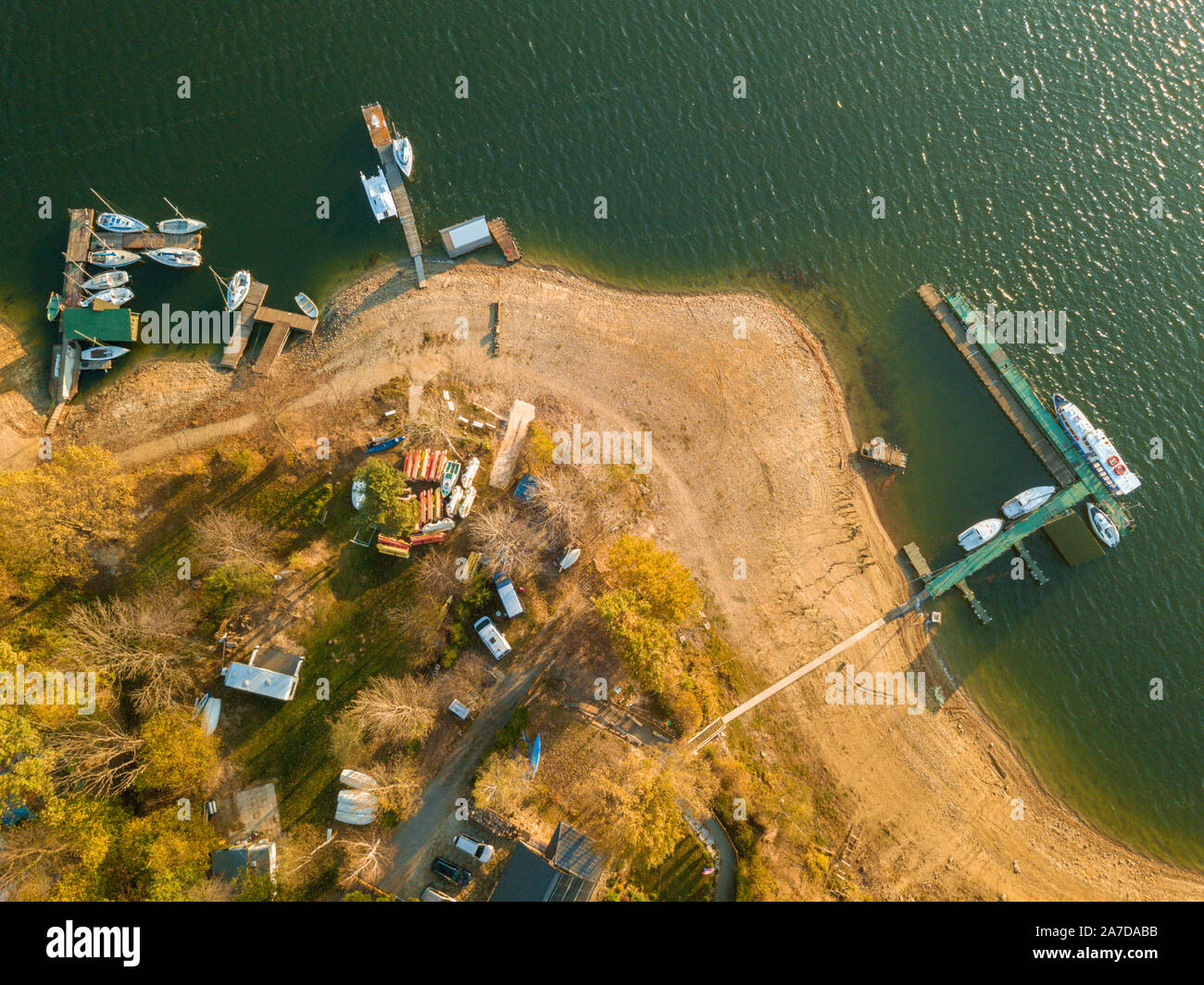 Panorama von Polanczyk Bereich. Polanczyk, Transkarpatien, Polen. Stockfoto