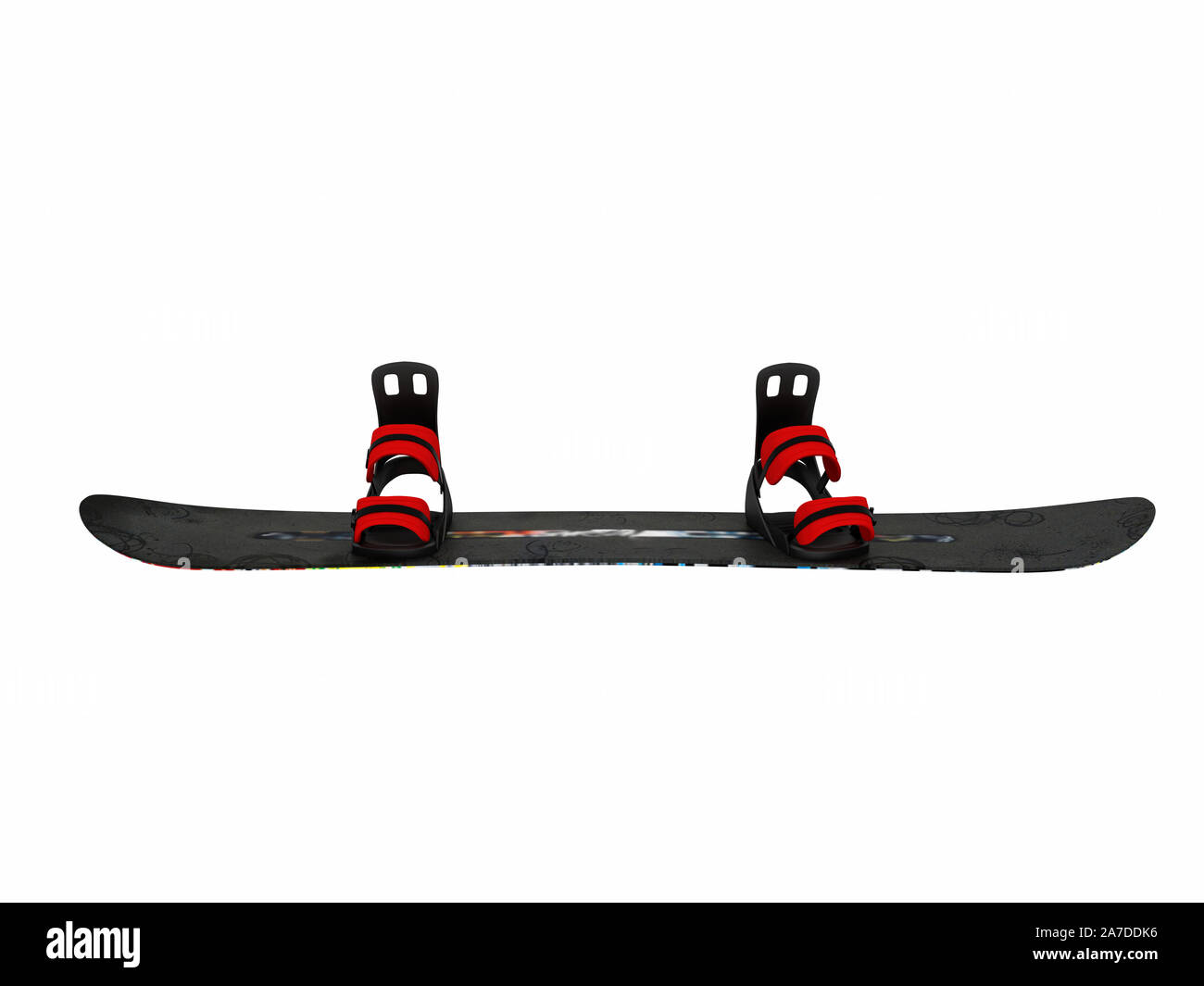 3D-Render von Snowboard Stockfoto