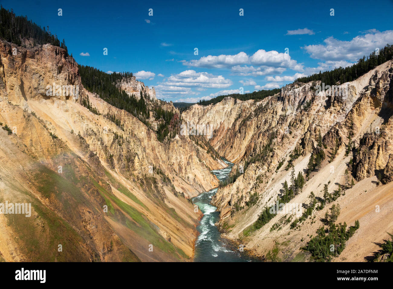 Grand Canyon des Yellowstone Stockfoto