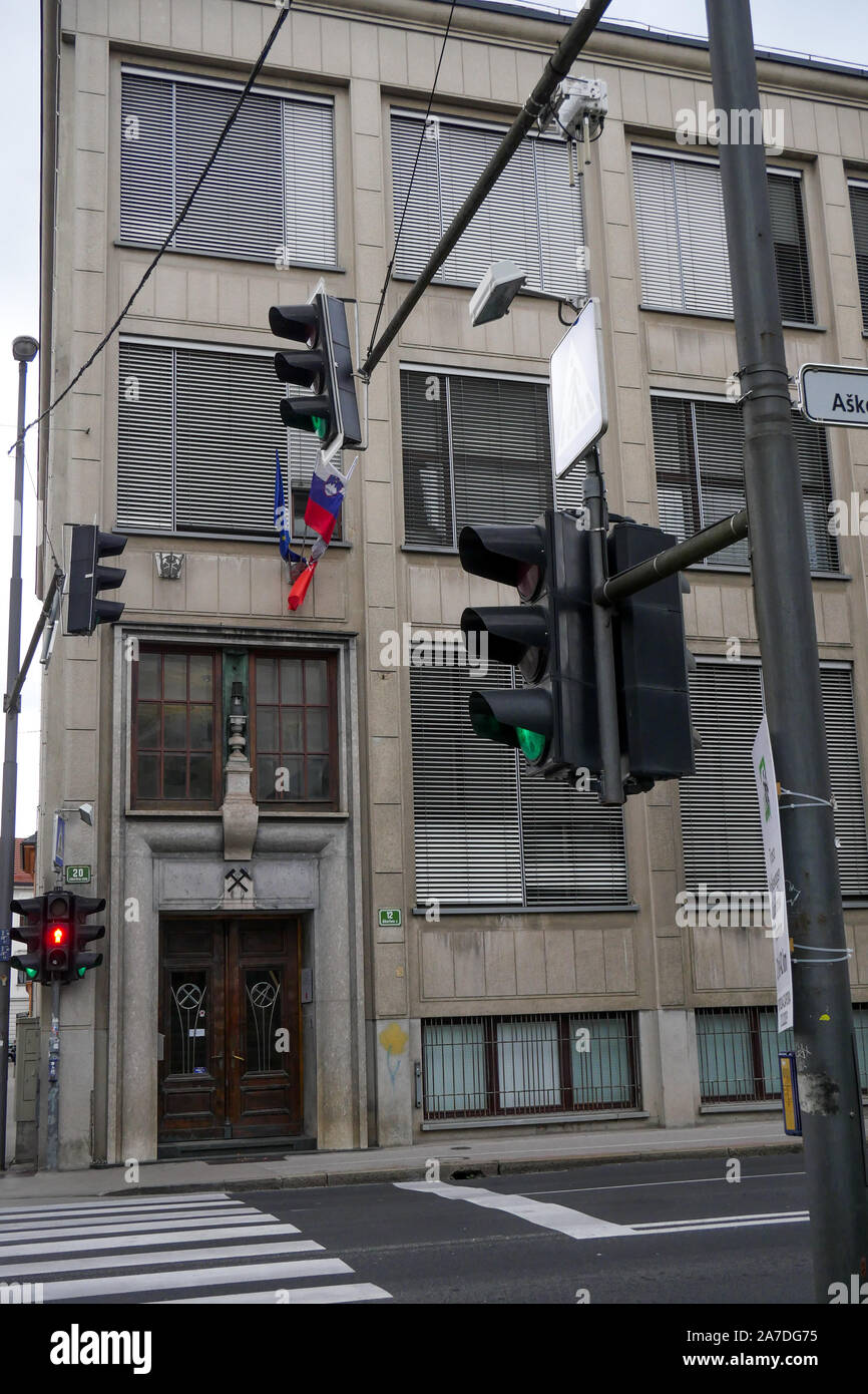 Universität, Univerza v Ljubljani, Naravoslovnotehniška fakulteta, Ljubljana, Slowenien Stockfoto