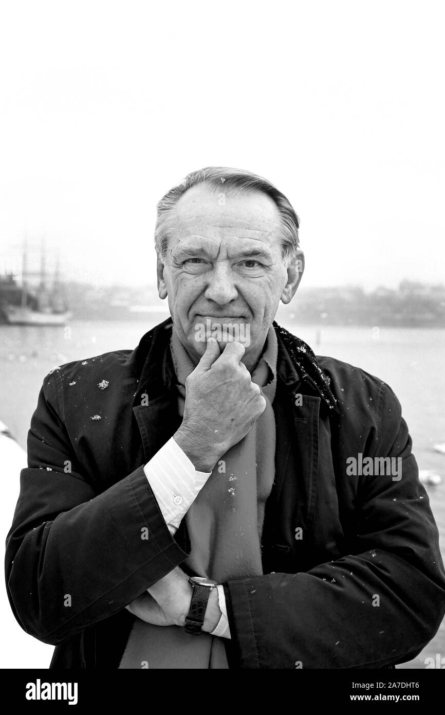 Stockholm, Schweden 20120123 Interview mit der Diplomat und ehemaliger Außenminister Jan Eliasson im Grand Hotel in Stockholm. Foto Jeppe Gustafsson Stockfoto