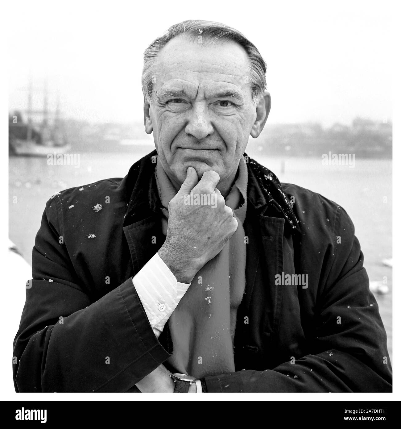 Stockholm, Schweden 20120123 Interview mit der Diplomat und ehemaliger Außenminister Jan Eliasson im Grand Hotel in Stockholm. Foto Jeppe Gustafsson Stockfoto