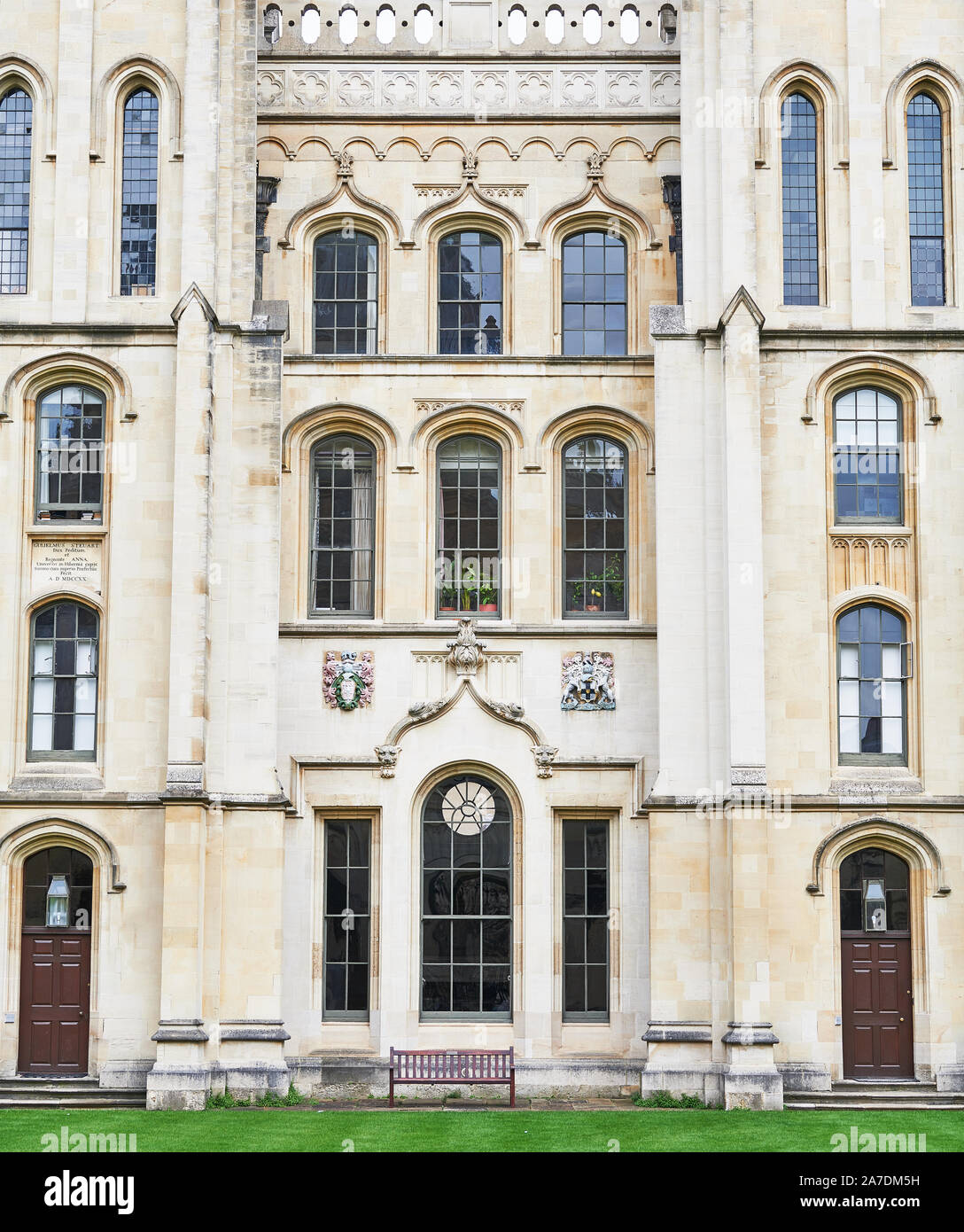 Große Hof am All Souls College, Universität Oxford, England. Stockfoto