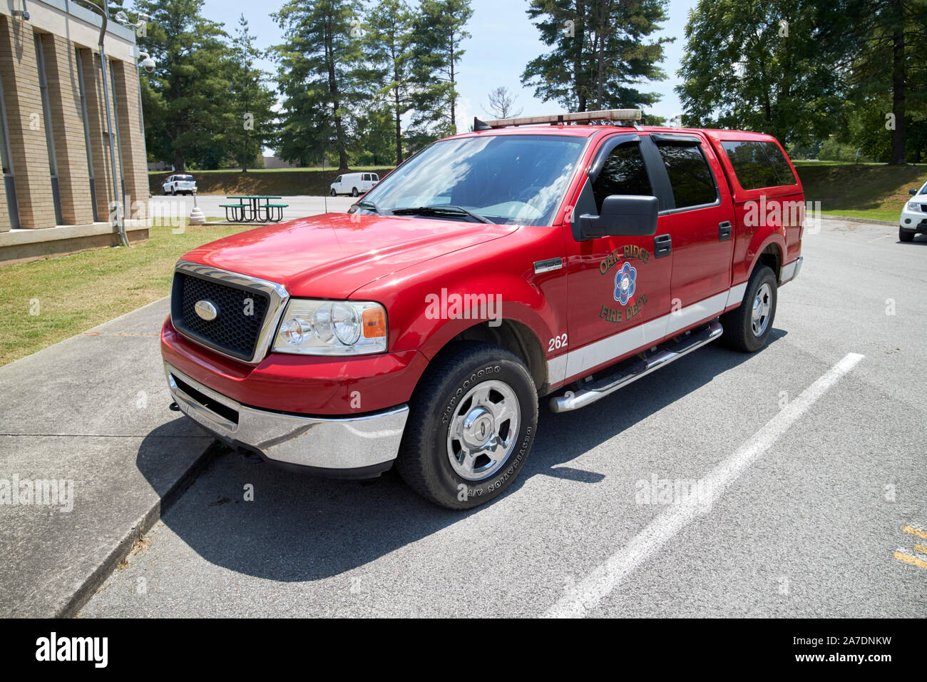 Oak Ridge Feuerwehr Ford F-150 Fahrzeug Oak Ridge Tennessee USA Stockfoto