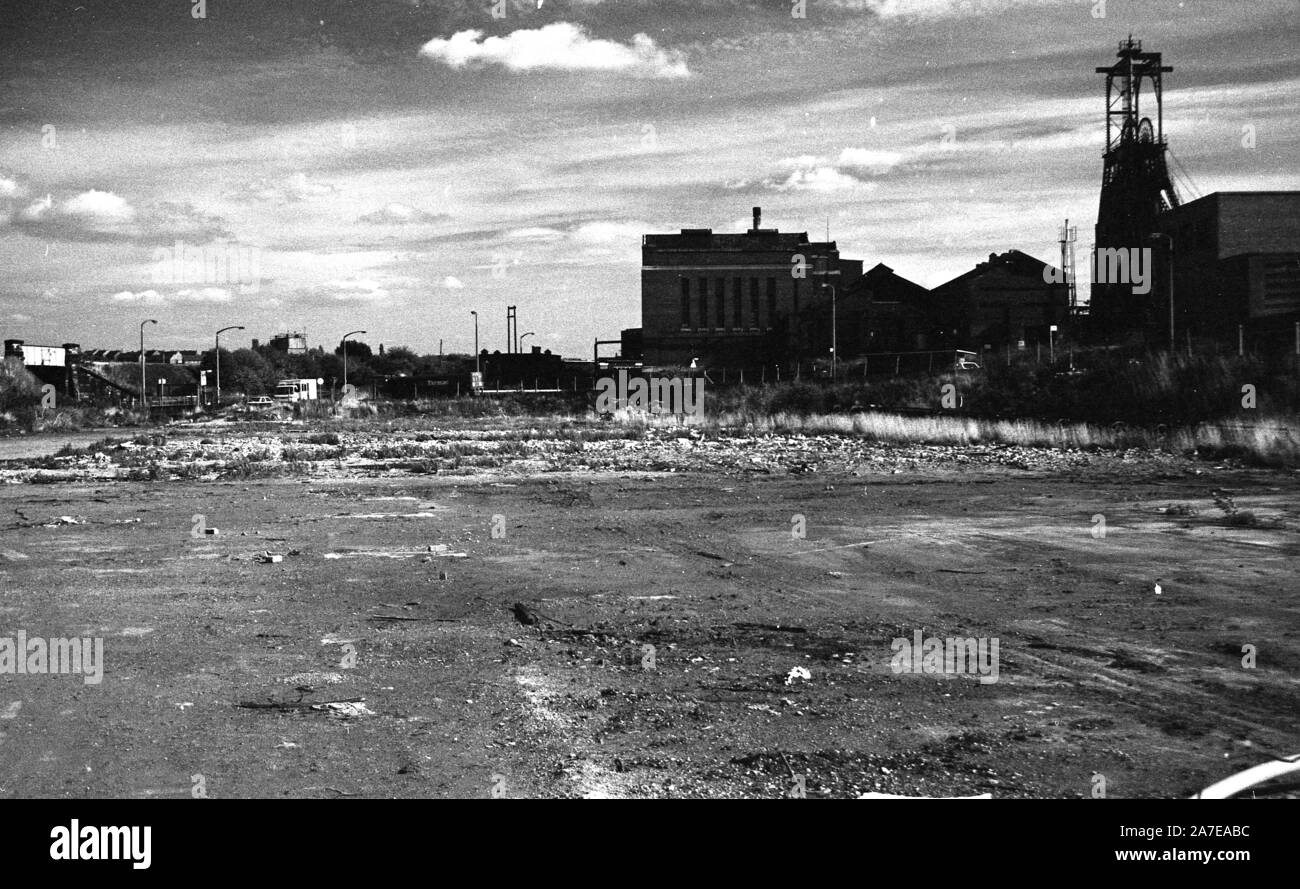 Eine Zeche der Dearne Valley, South Yorkshire in 1983. Das Bergwerk (zusammen mit allen anderen Zechen im Vereinigten Königreich) hat seit dem geschlossen worden. Stockfoto