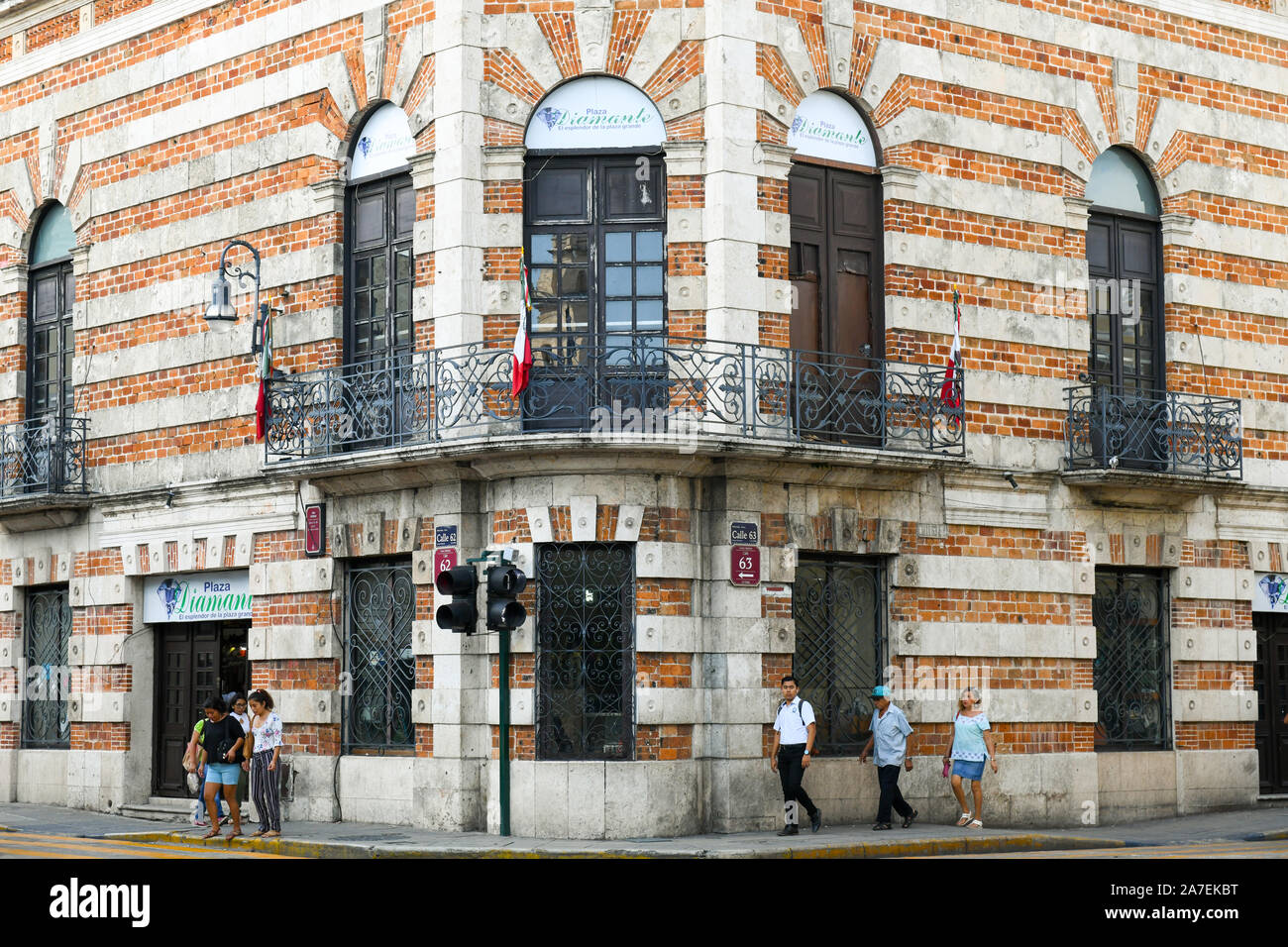 Merida Centro, Yicatan Mexiko Stockfoto