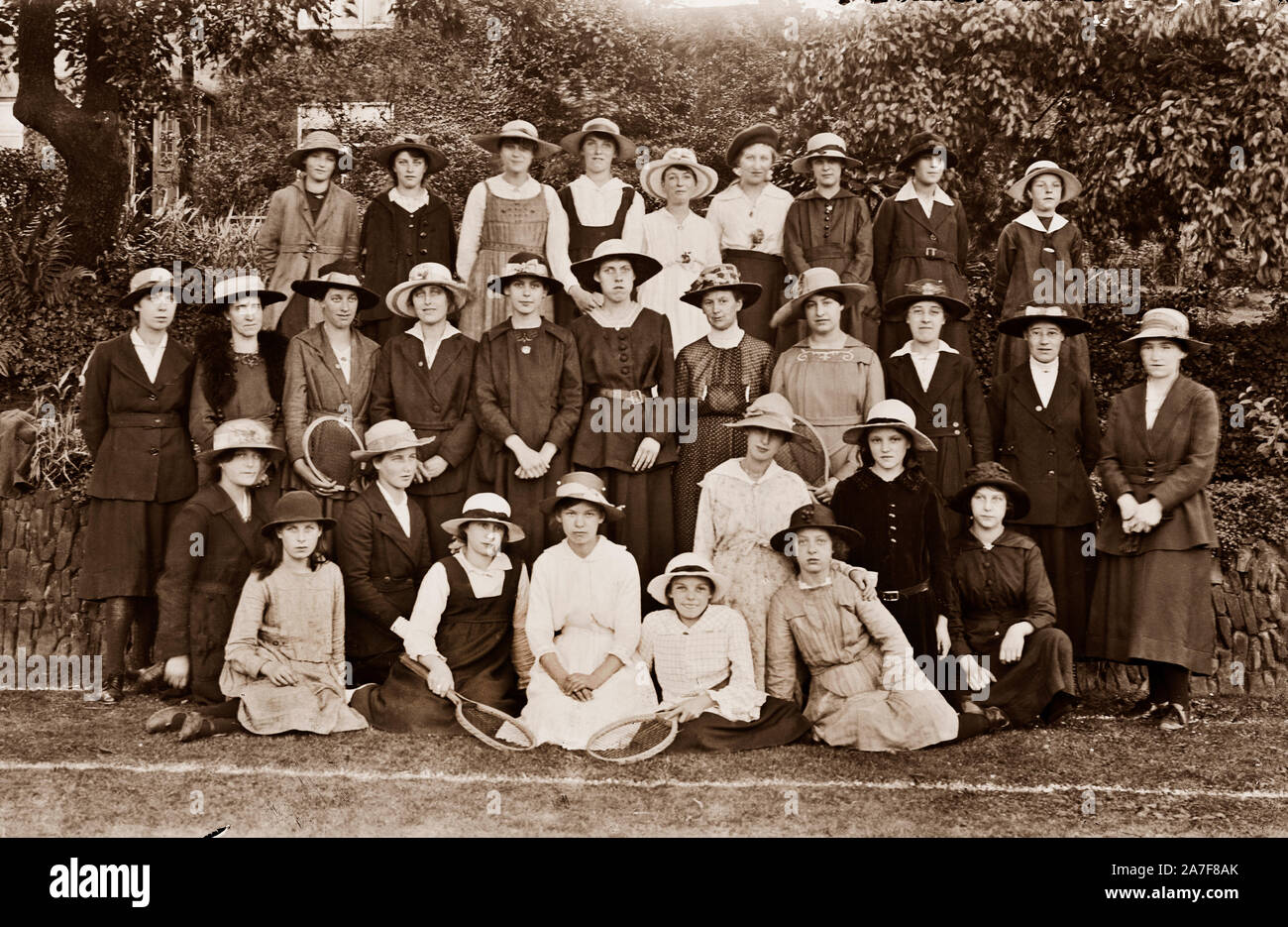 Bilder gescannt und von glasnegative wiederhergestellt. Die Bilder sind über 100 Jahre alt, Fotografen unbekannt Stockfoto