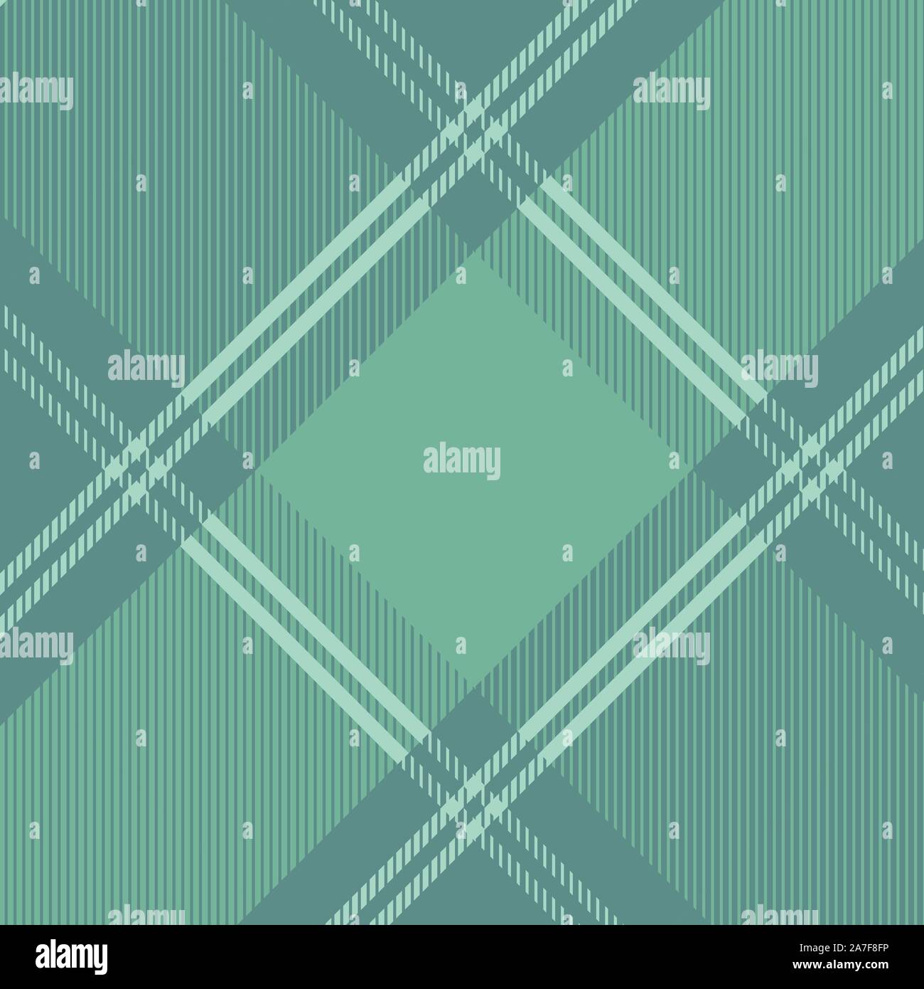 Tartan grün-weißen Muster. Textur für Plaid, Tischdecken, Kleidung, Hemden, Kleider, papier, Bettwäsche, Bettdecken, Steppdecken und andere textile Produkte. Stock Vektor
