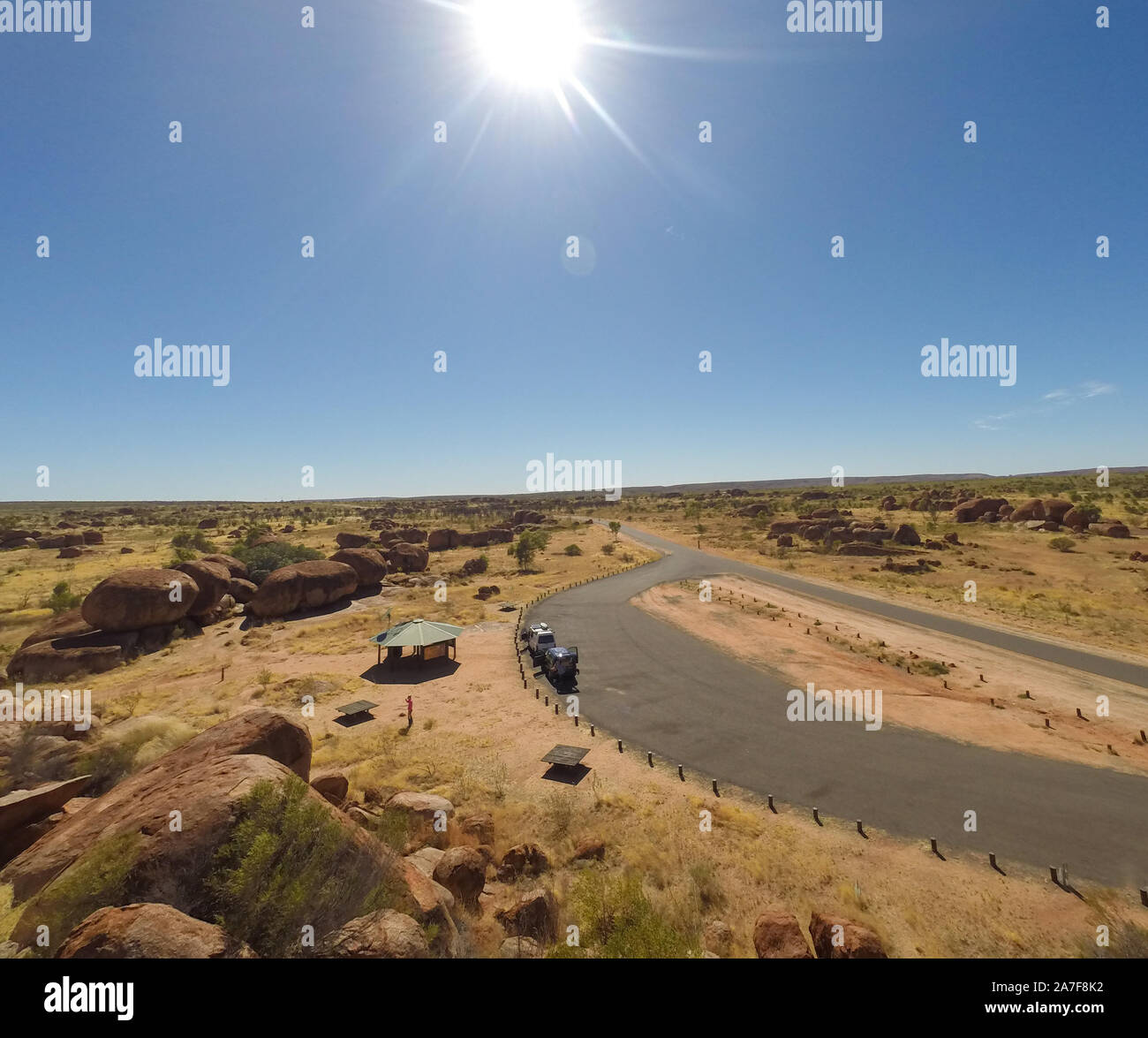 Devils Marbels Nationalpark, Outback, Northern Territory Australlia Stockfoto