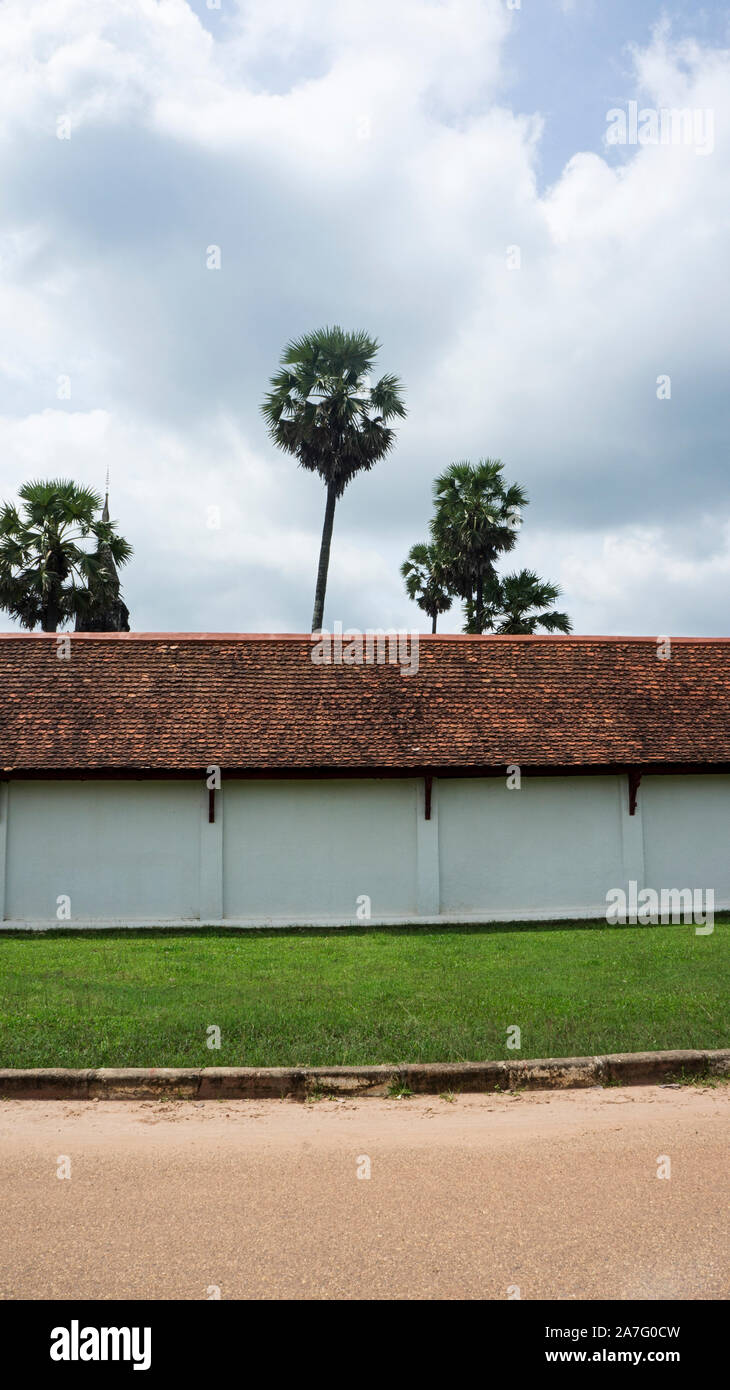 Dass inghang stupa Tempel Laos Architektur wand Gras Stockfoto