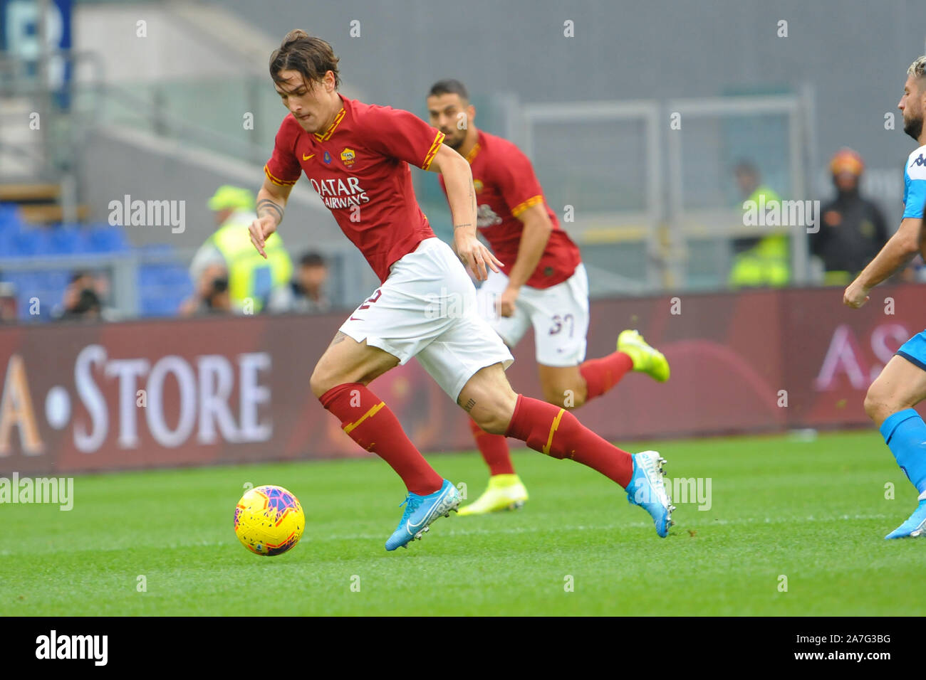 Roma, Italien. 2 Nov, 2019. nicolduring AS Roma vs Napoli, italienische Fußball Serie A Männer Meisterschaft in Roma, Italien, 02. November 2019 - LPS/Renato Olimpio Credit: Renato Olimpio/LPS/ZUMA Draht/Alamy leben Nachrichten Stockfoto